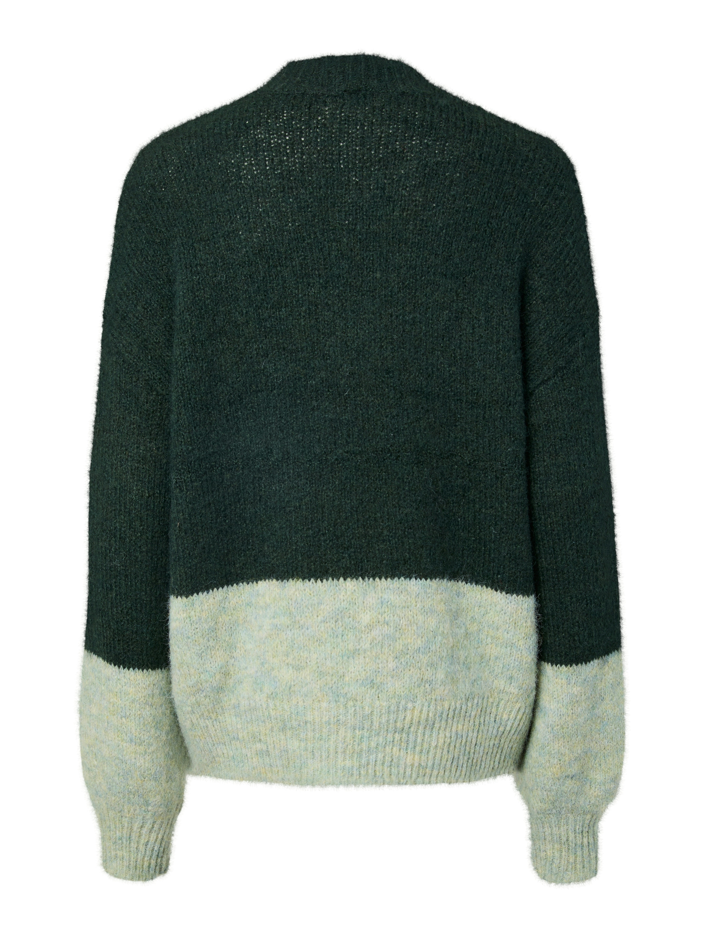 pieces Rundhalspullover »PCIVY LS O-NECK COLOR BLOCK KNIT PWP BC« Colorblock Design