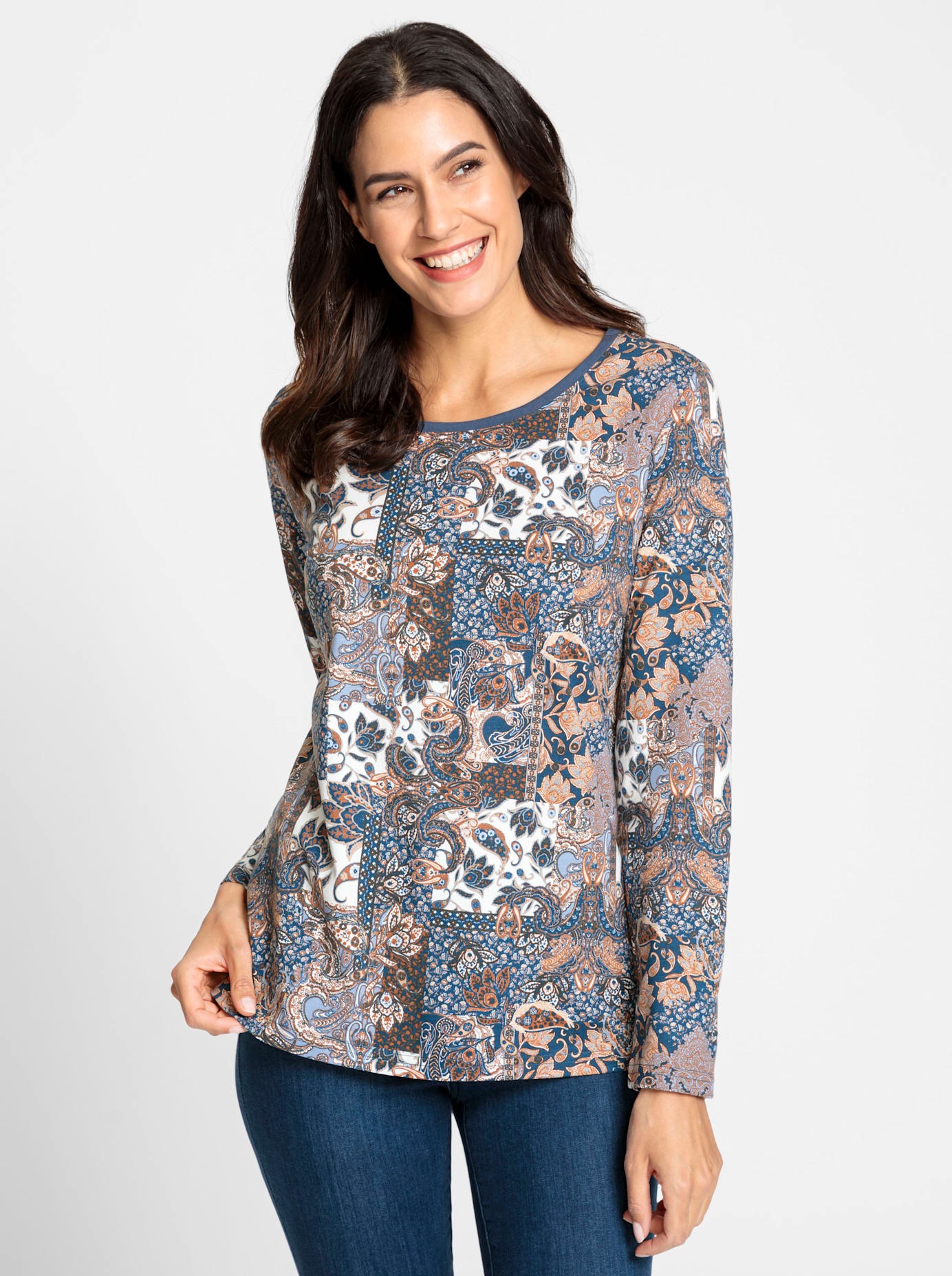 Inspirationen Print-Shirt »Shirt«, (1 tlg.)