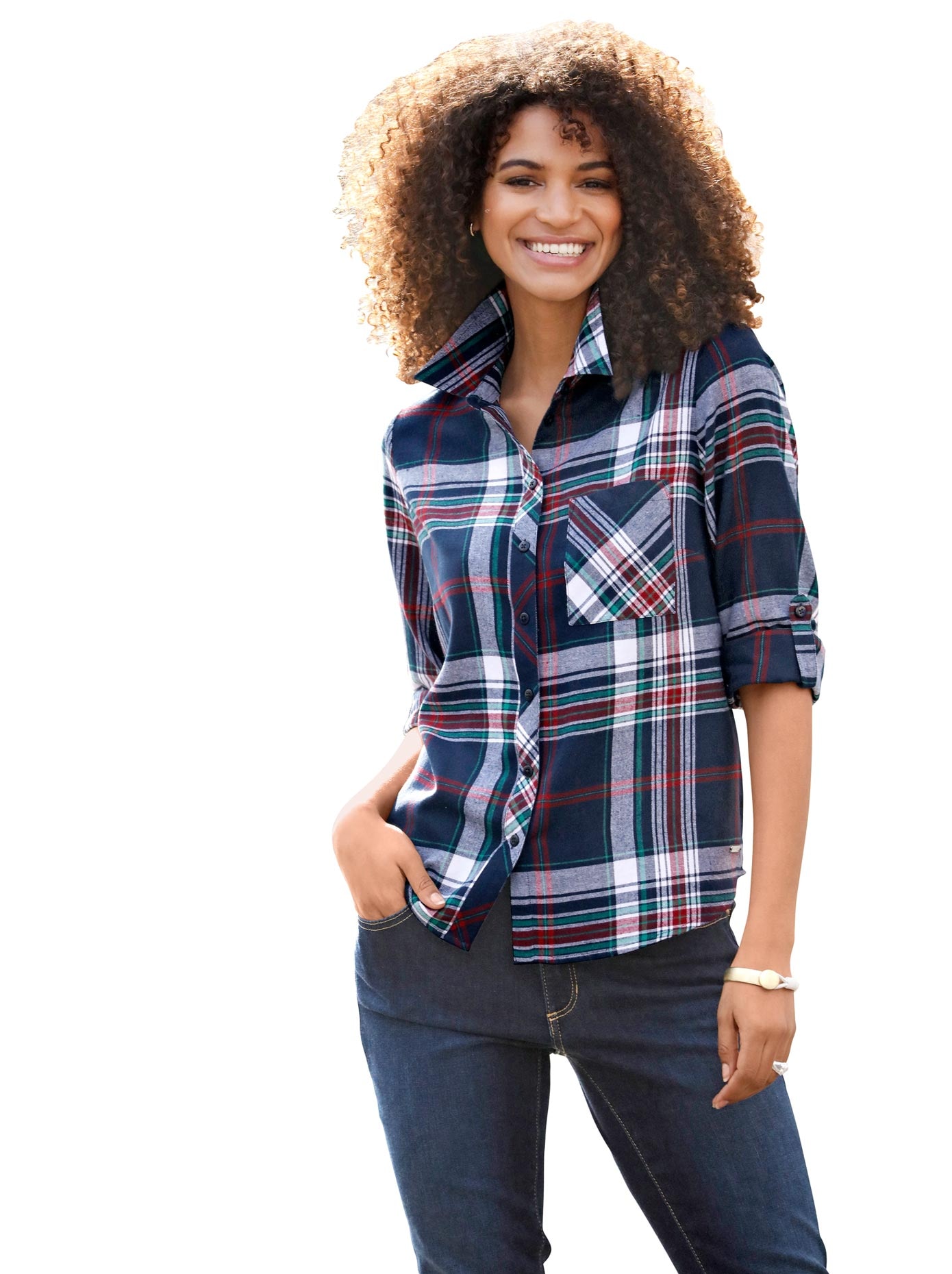Casual Looks Flanellbluse bei ♕