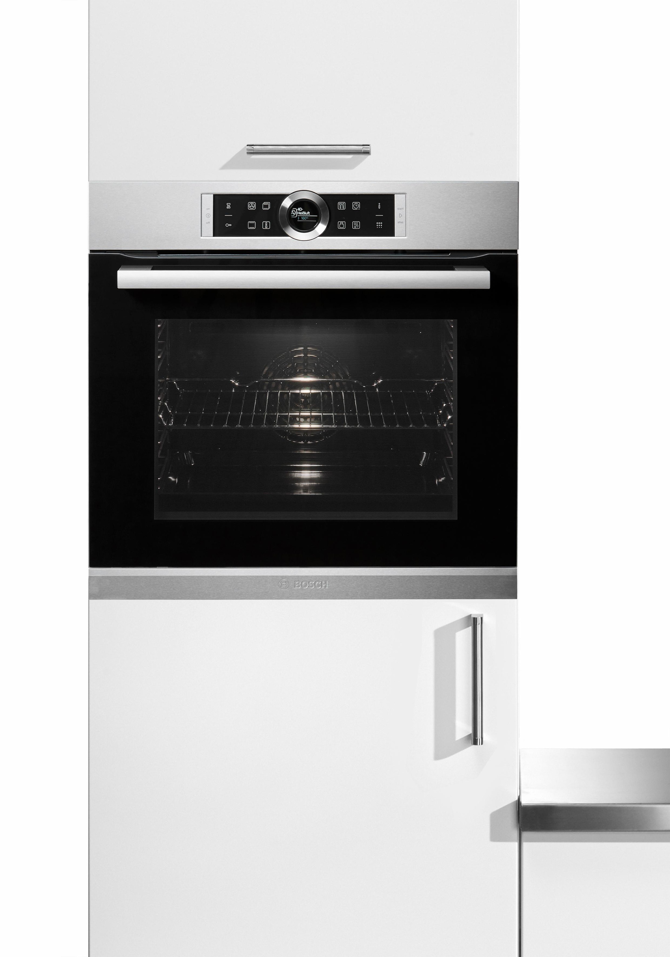 BOSCH Pyrolyse Backofen Serie 8 »HBG675BS1«, mit Teleskopauszug nachrüstbar, Pyrolyse-Selbstreinigung, mit AutoPilot