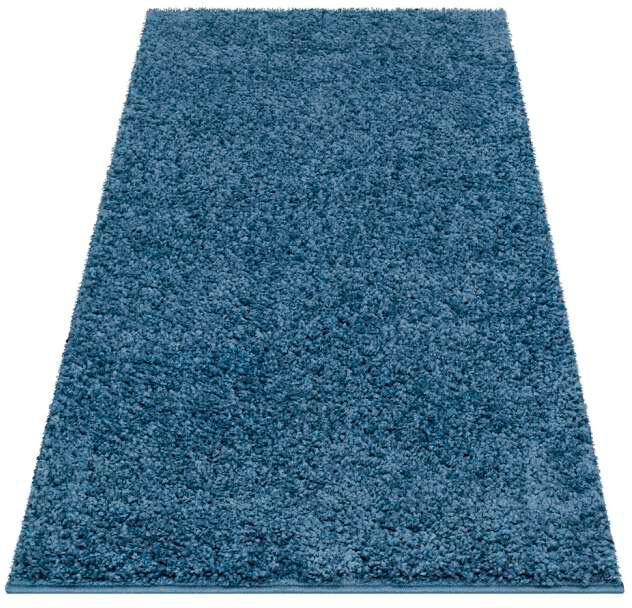Carpet City Hochflor-Teppich »City Shaggy«, rechteckig, 30 mm Höhe, Auch als Läufer, Langflor, Uni, Shaggy, flauschig-weich