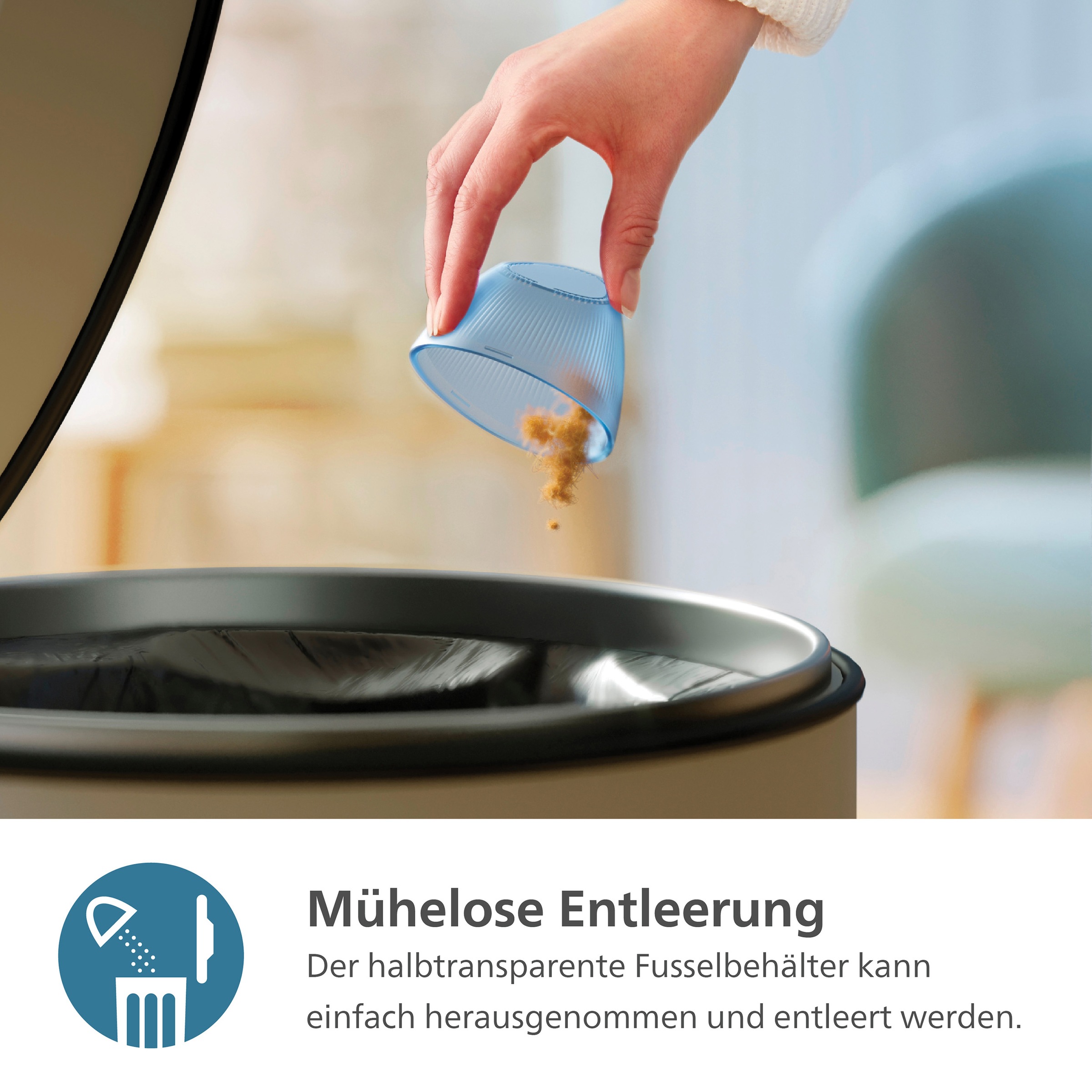 Philips Fusselrasierer »1000 Series GCA2100/20«, mit 90 Minuten Akkulaufzeit, inkl. USB-Ladekabel & Reinigungsbürste