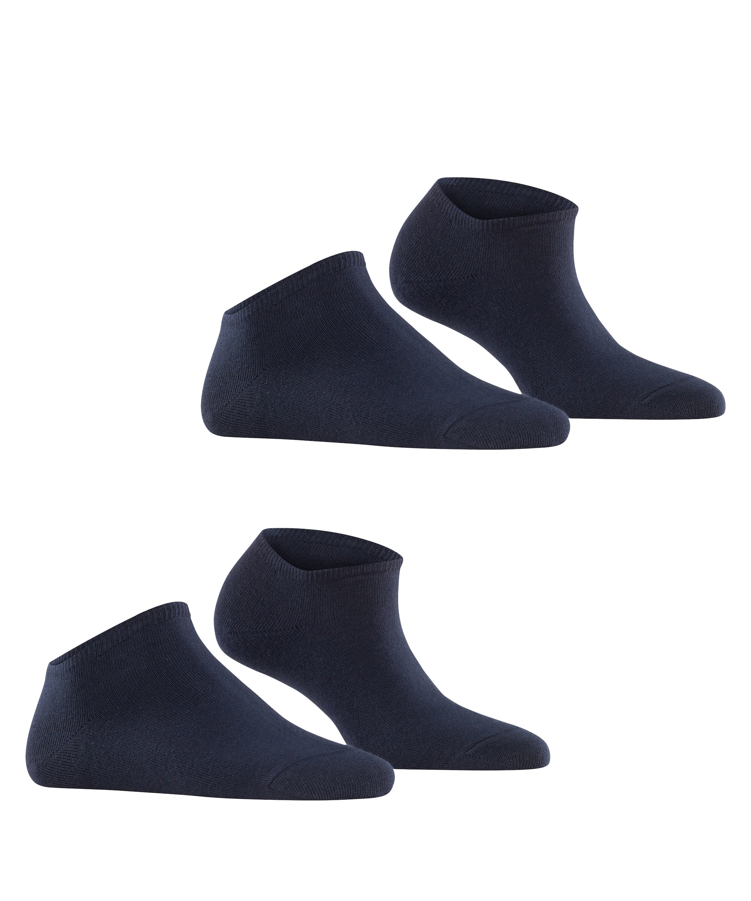 Esprit Sneakersocken »Uni« 2 Paar,  verstärkt, knöchelfrei und aus weichem Material Baumwolle
