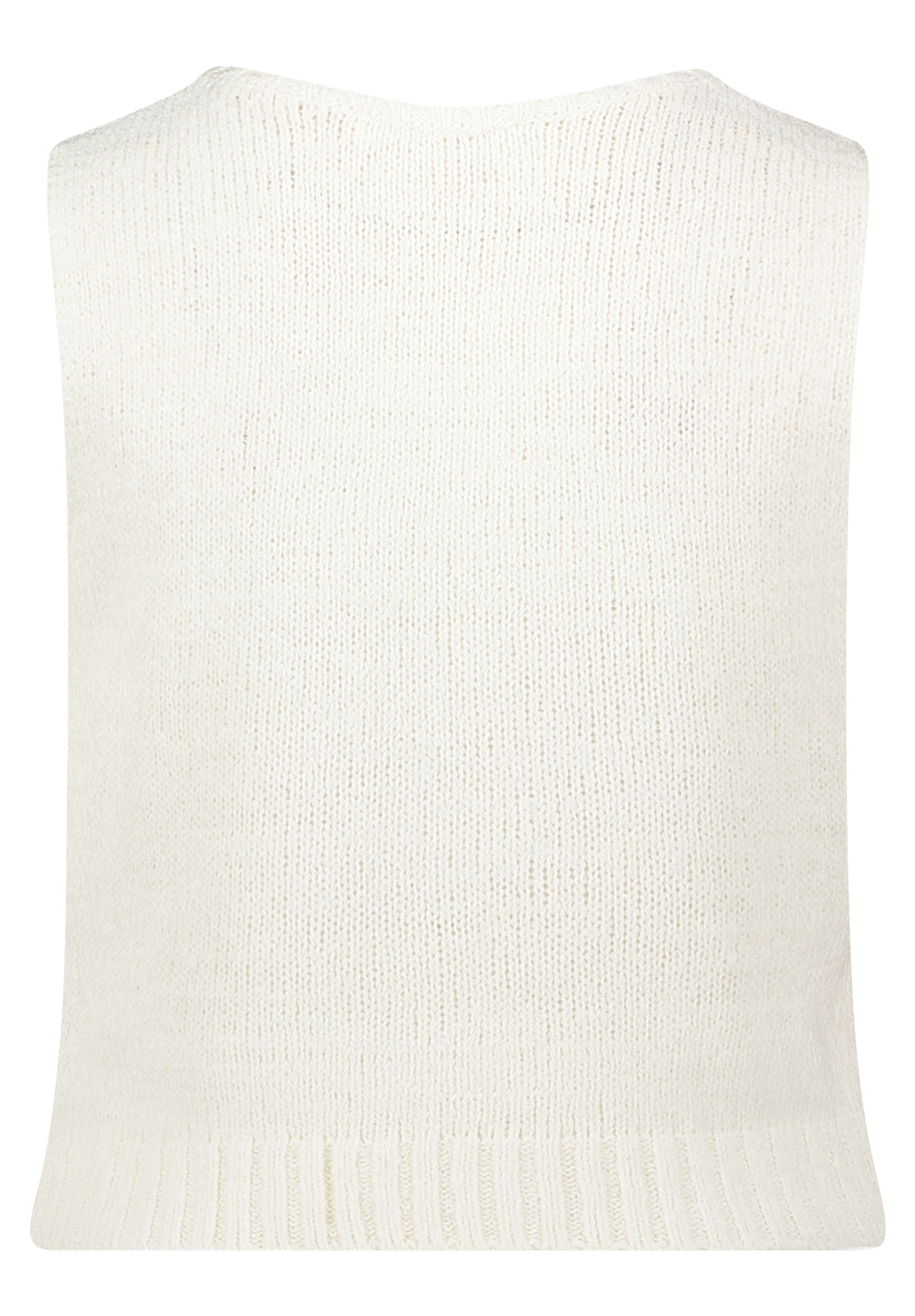 Betty&Co Stricktop »Strick-Top mit Rundhalsausschnitt«