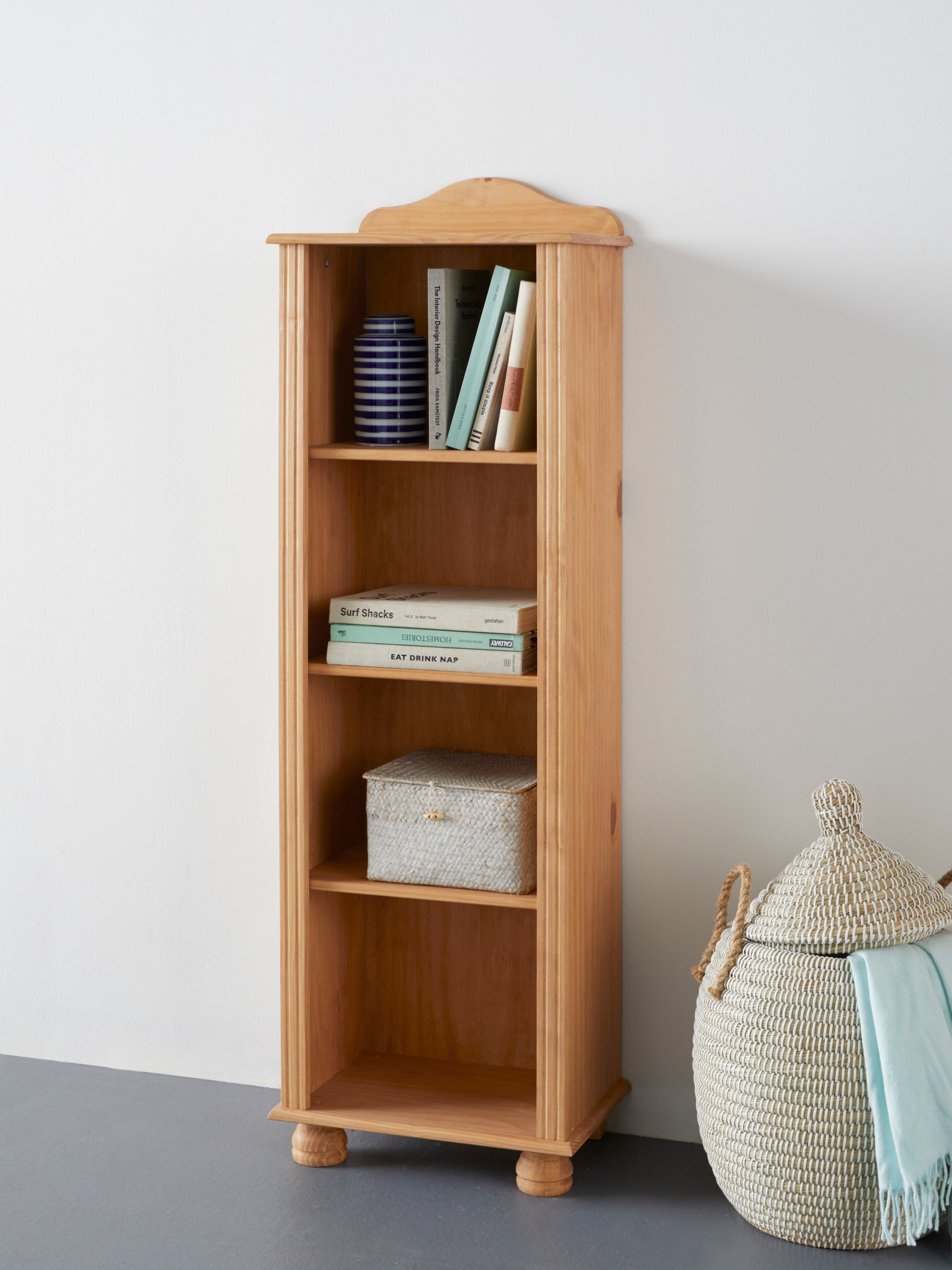 Home affaire Bücherregal »Mette«, Mit 3 Einlegeböden, Höhe 140 cm