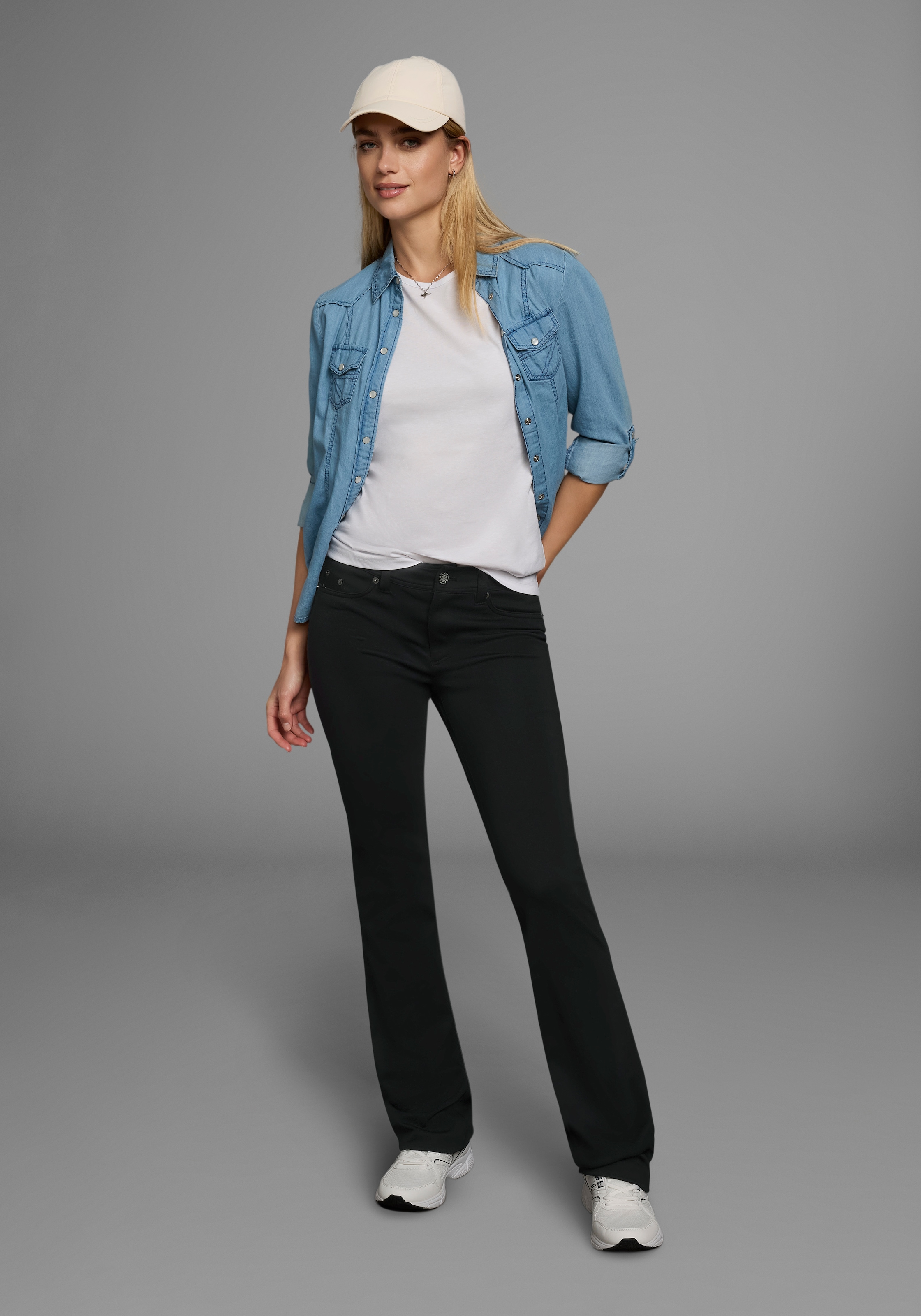 Laura Scott Bootcuthose, aus Jersey-Qualität