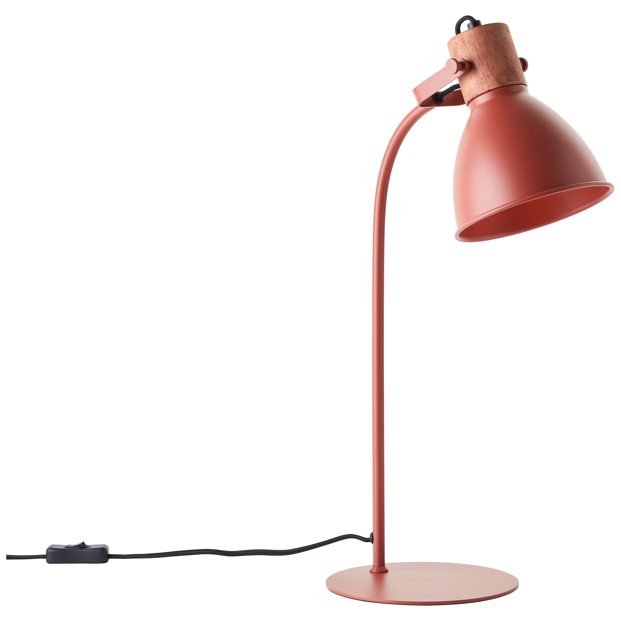 Brilliant Tischleuchte »Erena«, 1 flammig, Leuchtmittel E27 | ohne Leuchtmittel, Höhe 52 cm, E27, Metall/Holz