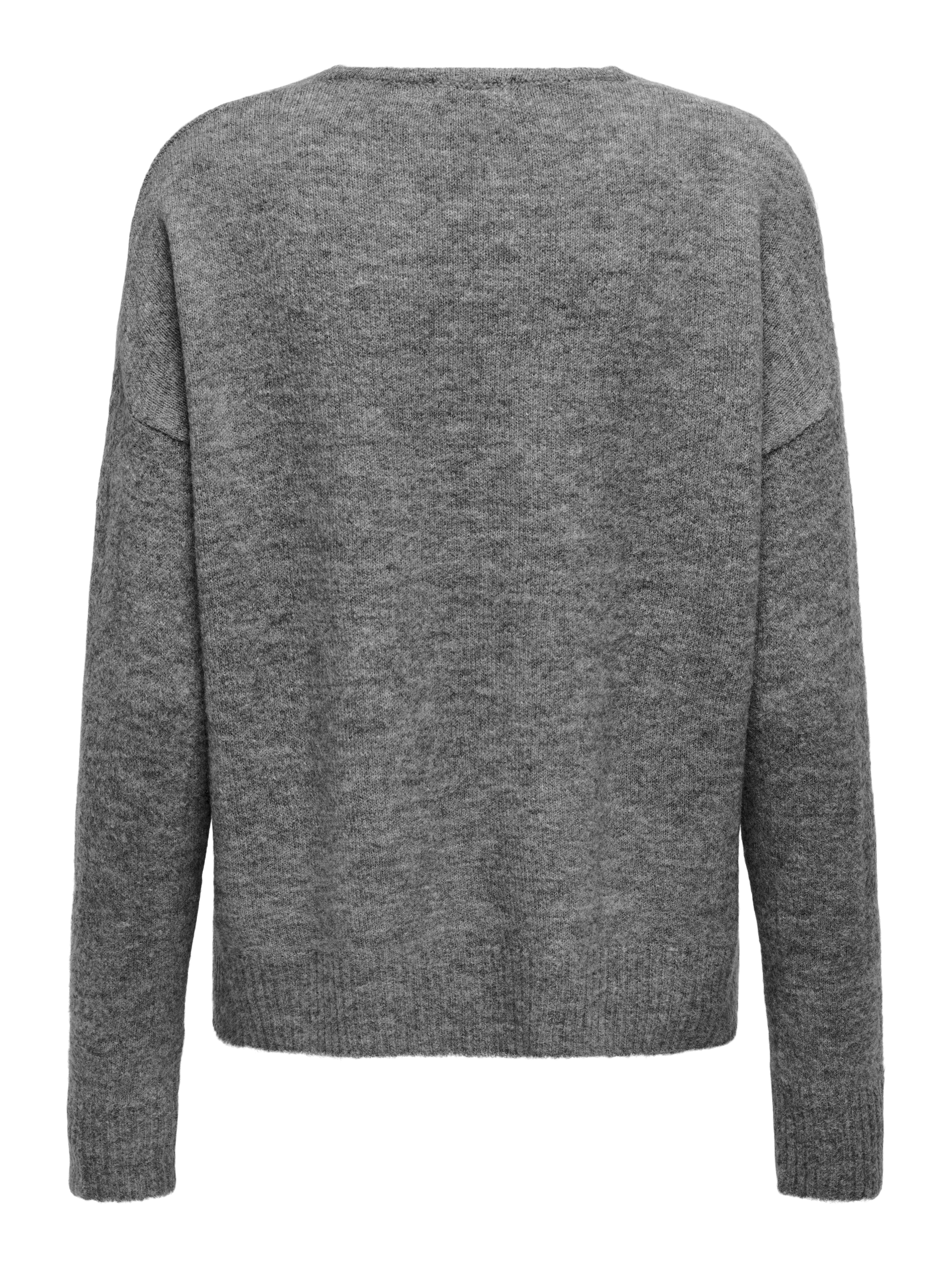 JDY V-Ausschnitt-Pullover »JDYELANORA L/S V-NECK PULLO. KNT NOOS«, mit leicht überschnittenen Schultern