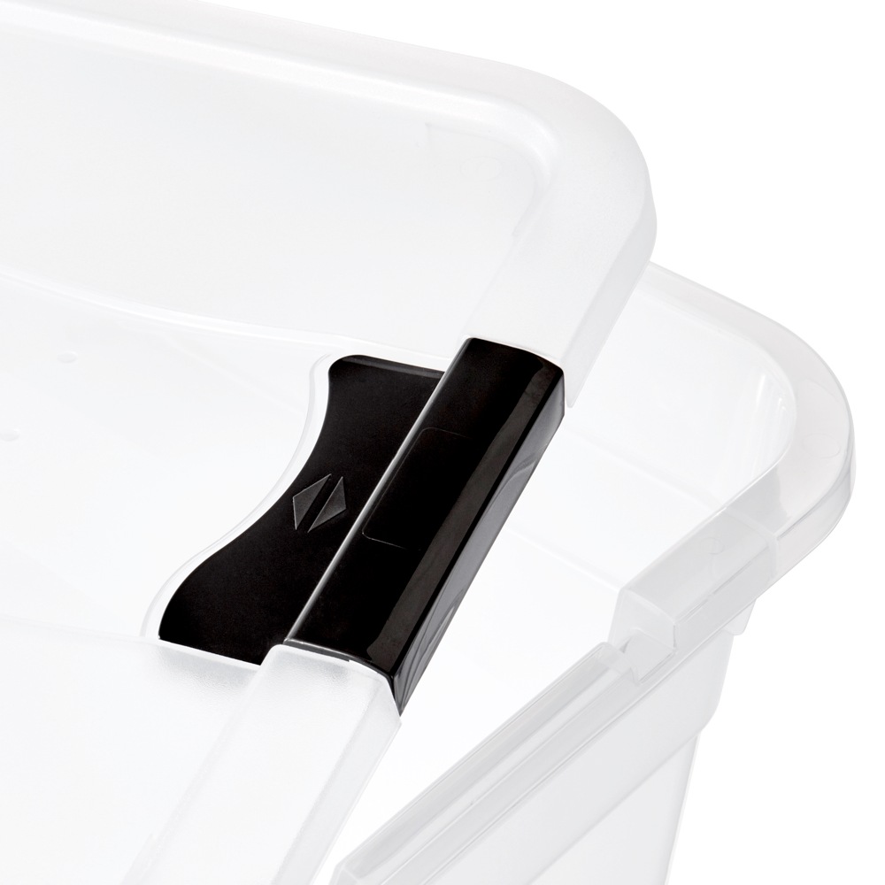 keeeper Aufbewahrungsbox »Cornelia, 3er Set, 83 L, 79,5 x 39,5 x 40 cm« durch Clips verschließbar, Griffe am Boden