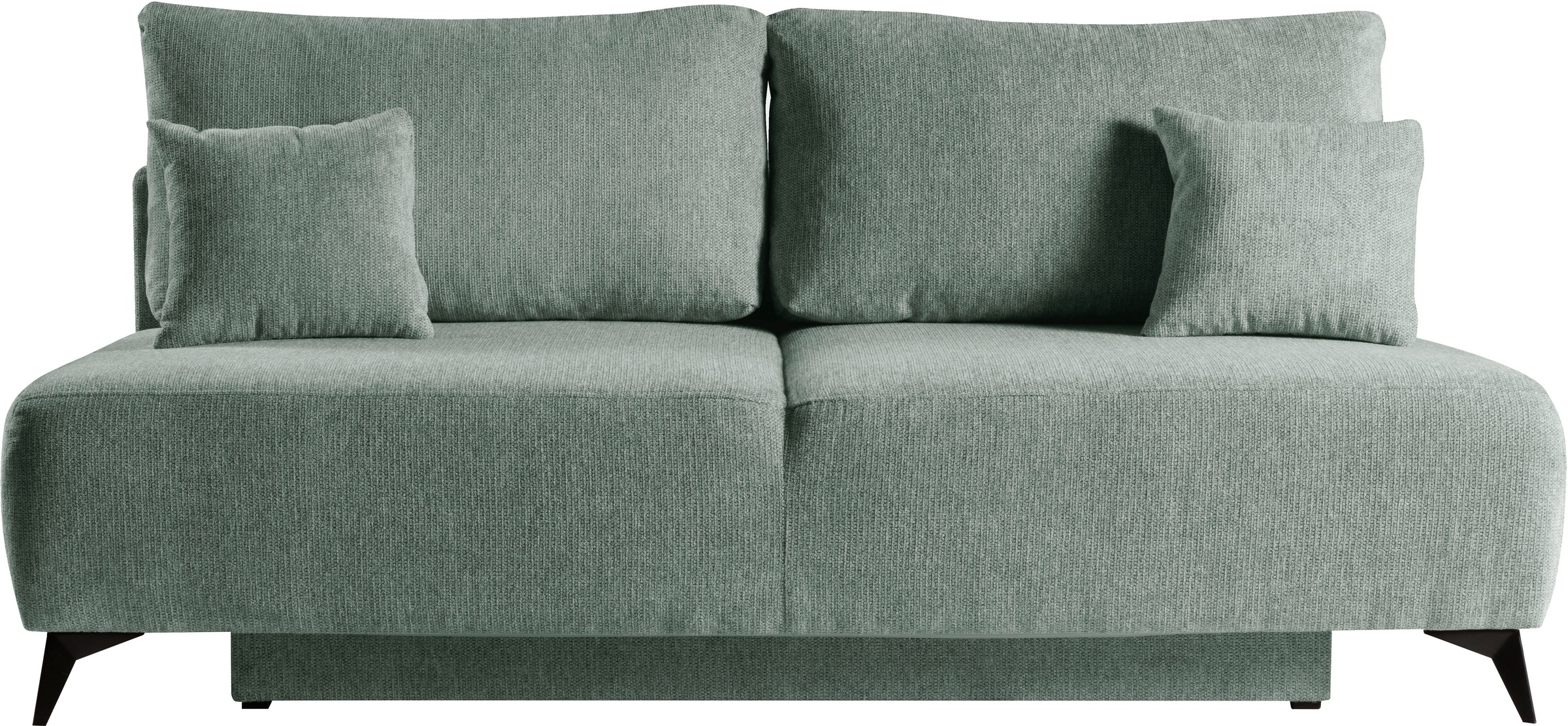 WERK2 Schlafsofa »Valerie mit Komfortsitz- und Liegehöhe, Breite 200cm,«, bequemes 2-Sitzer Schlafcouch mit Bettkasten