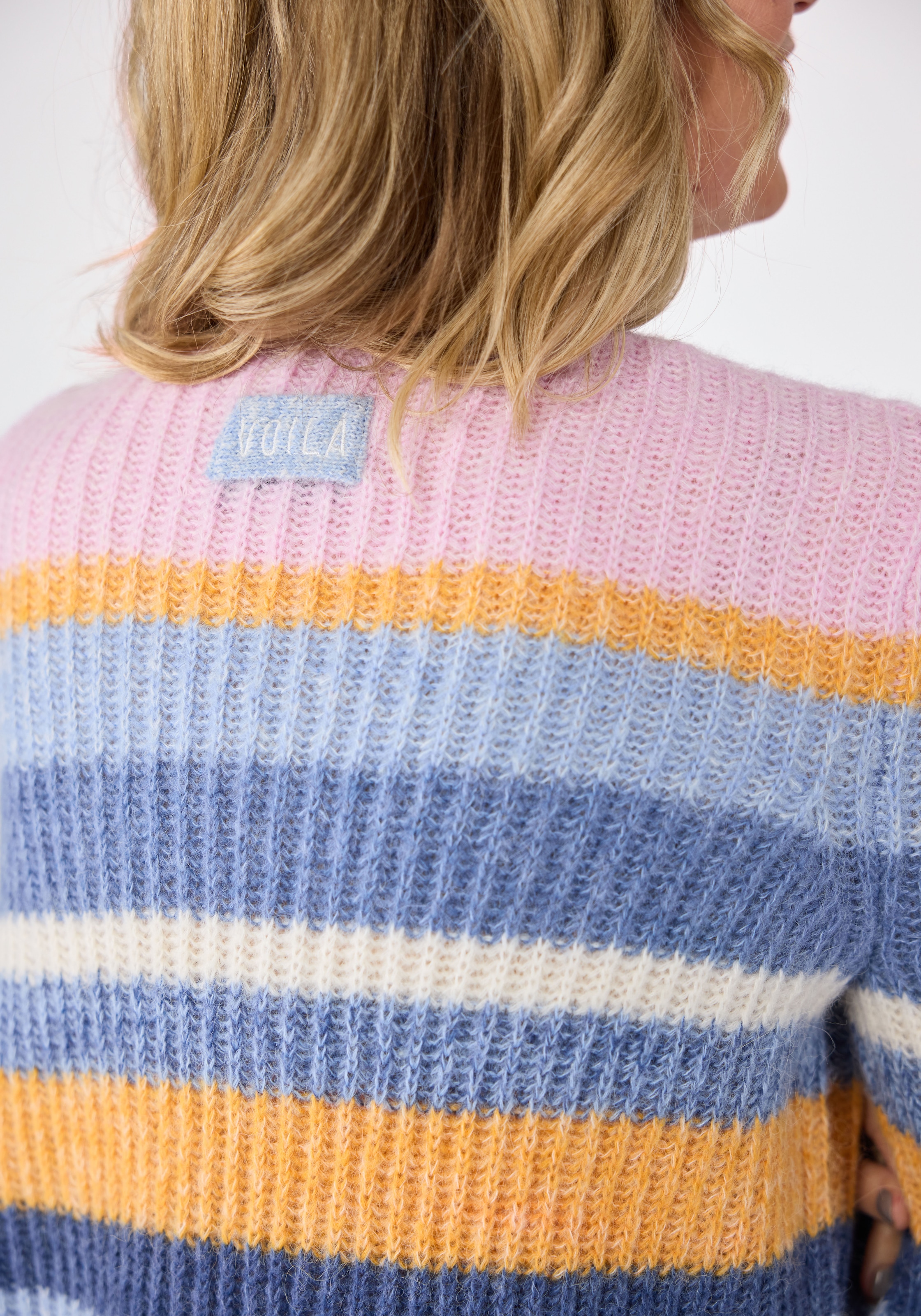 Lieblingsstück V-Ausschnitt-Pullover »BeeleL«, mit Wollanteil und Alpaka