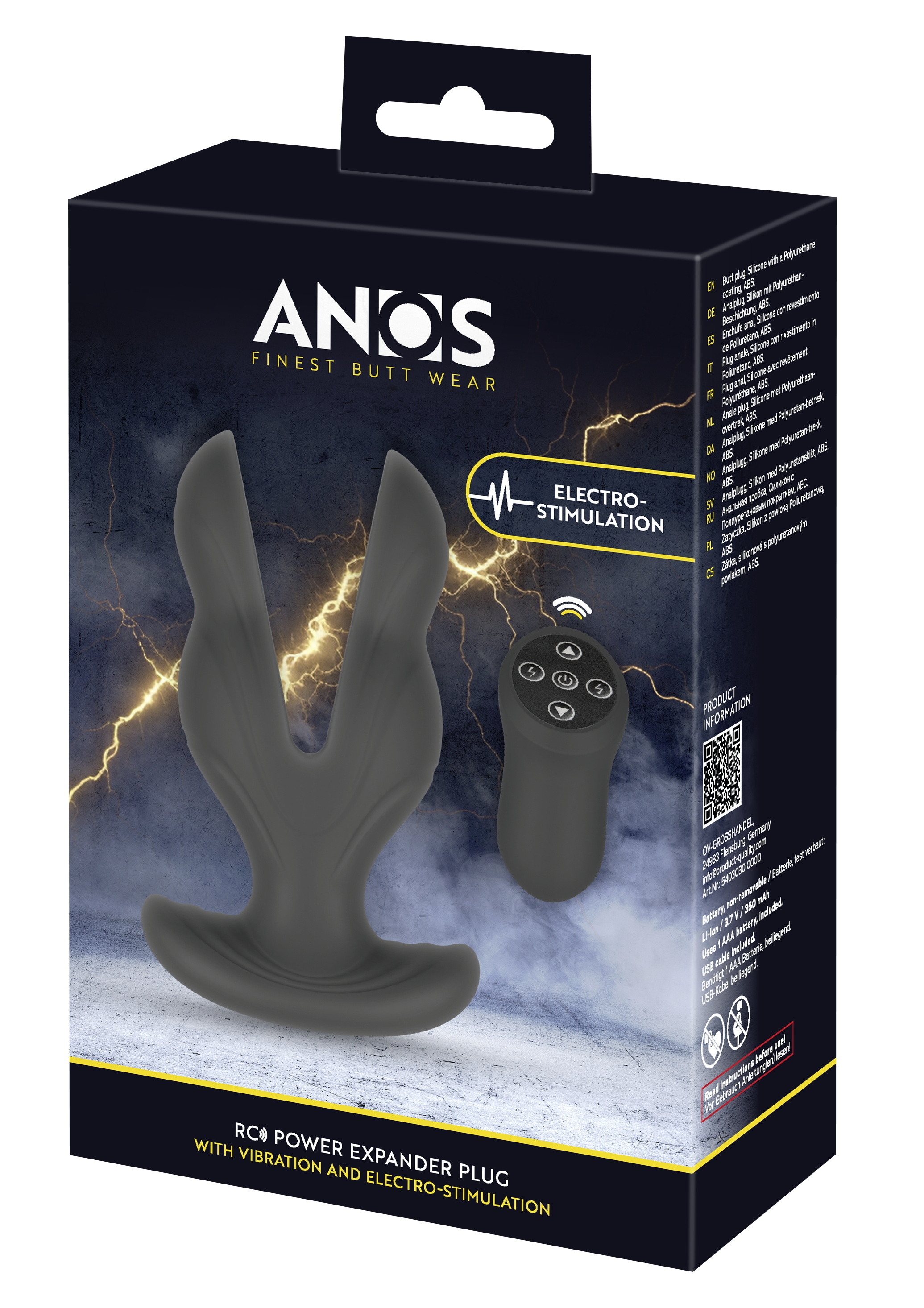 ANOS Anal-Stimulator »Analvibrator RC Power Expander Plug« ()