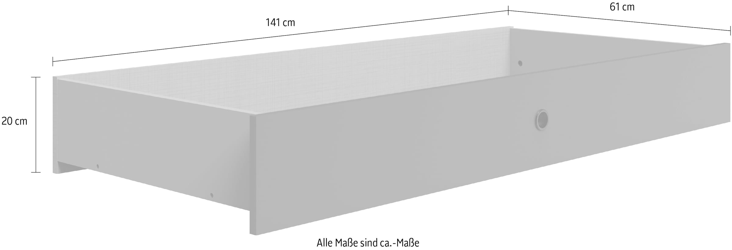 Wimex Bettschubkasten »Barcelona« für extra Stauraum unter dem Bett