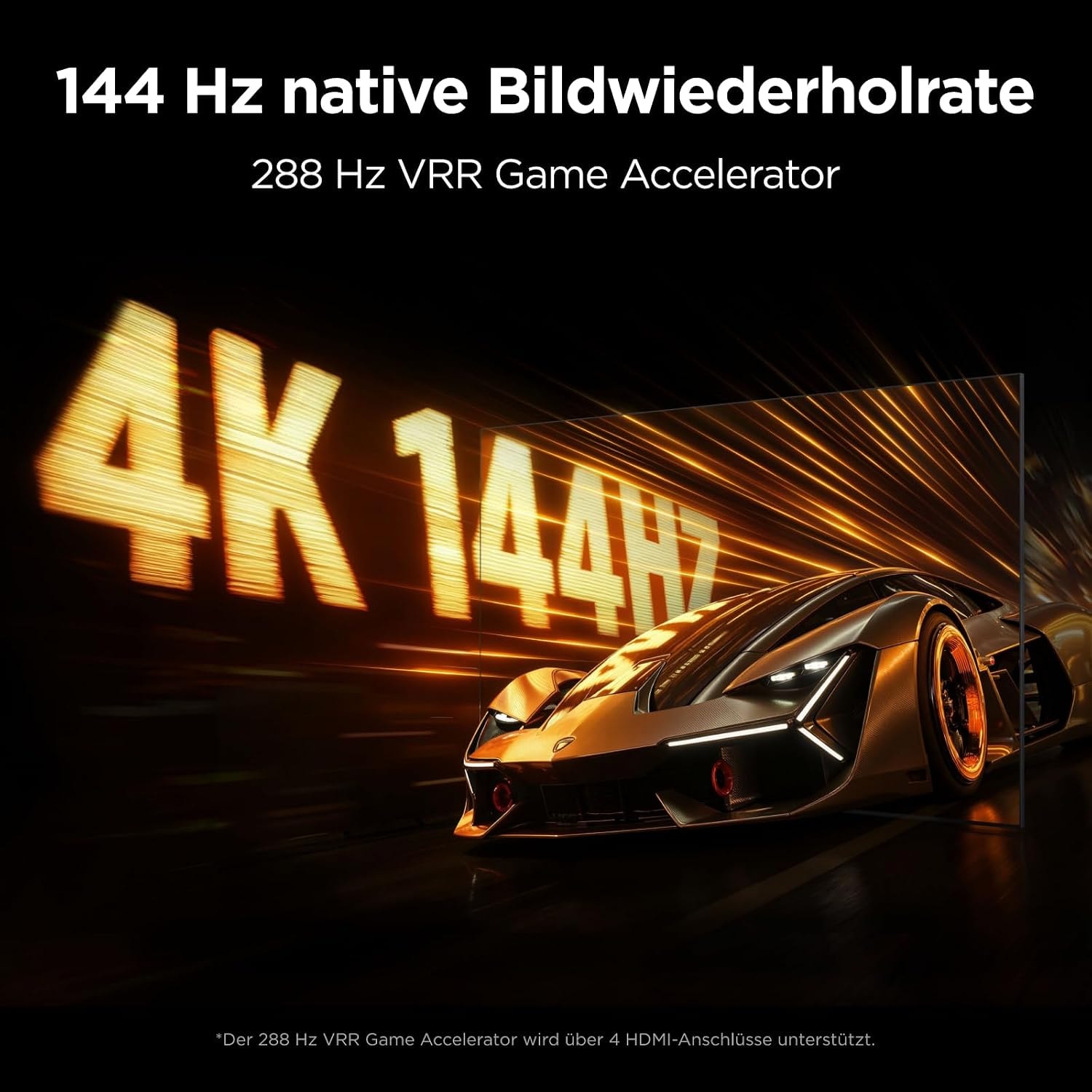 TCL Mini-LED-Fernseher »75C8LX1« 189 cm/75 ″ SQD-Mini LED, HDR 6000 Nits, 100%BT.2020, 144Hz, AiPQ Pro,Dolby Vision