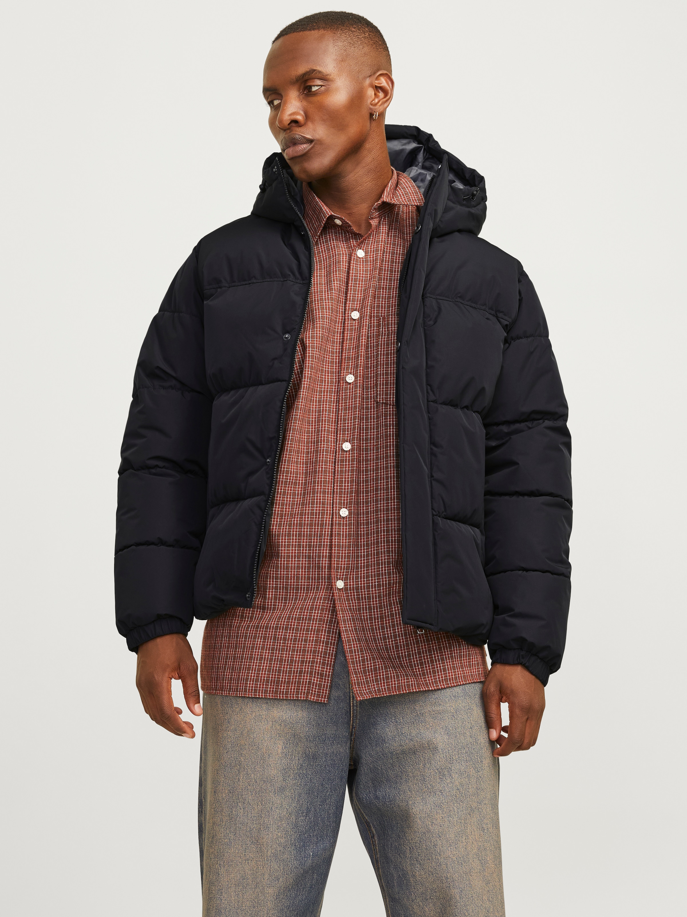 Jack & Jones Steppjacke »JJEBRADLEY PUFFER HOOD SN«, mit Kapuze