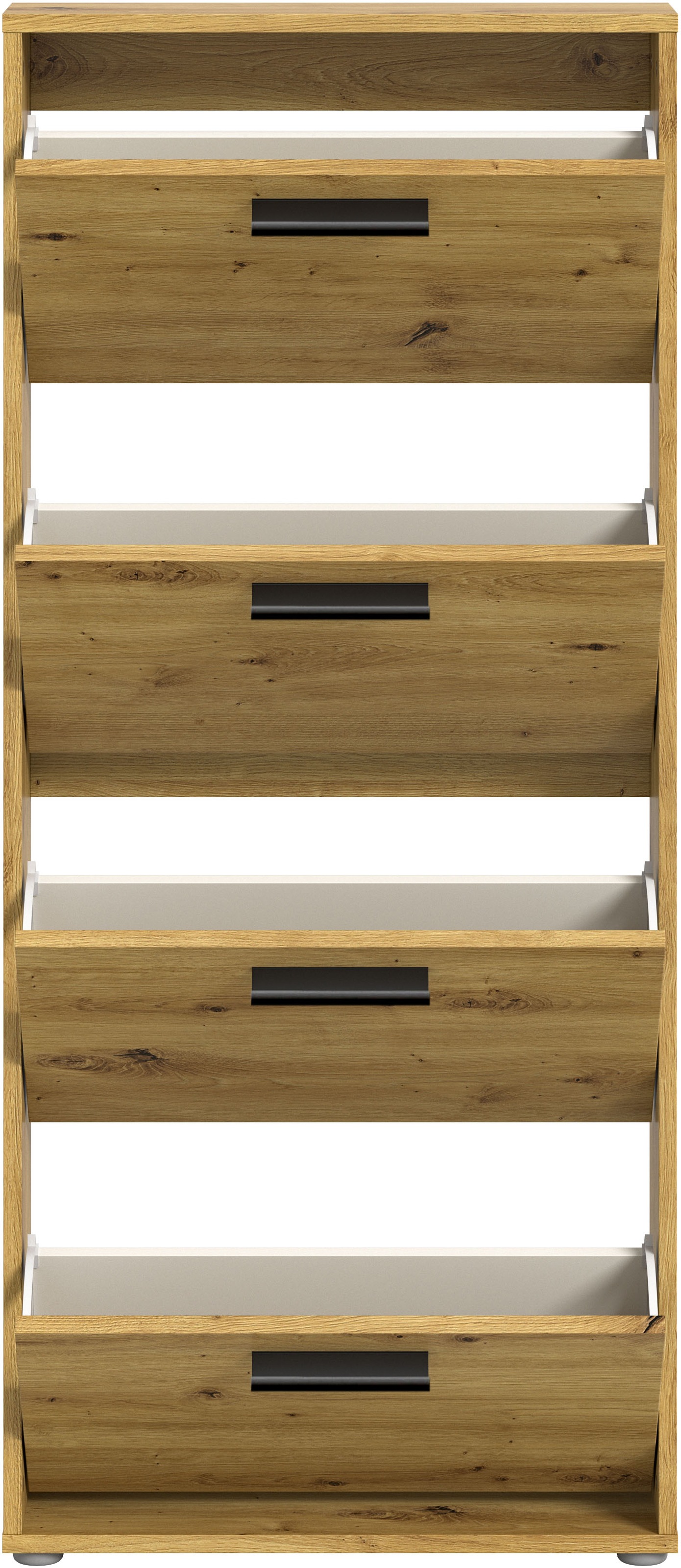 HBZ Schuhkipper »Sam Schuhkipper, Schuhschrank BxHxT 59x136x17 cm« 1 Stk. tlg. mit 4 Klappen