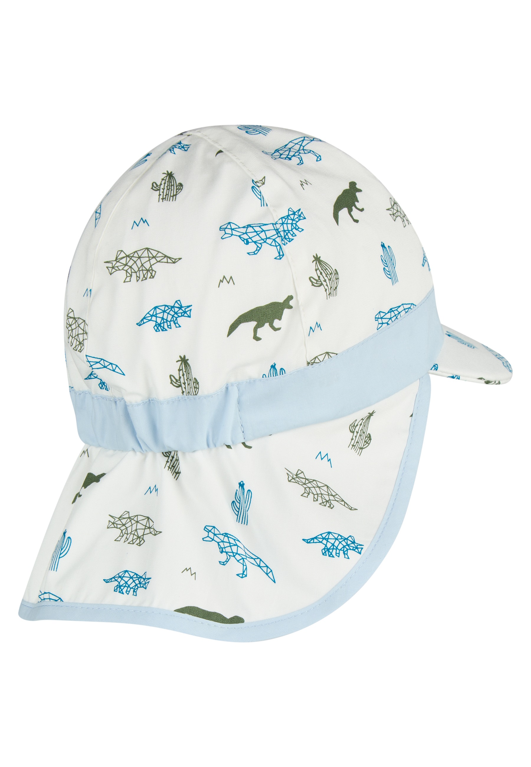 Sterntaler® Sonnenhut »Schirmmütze mit Nackenschutz Saurier«