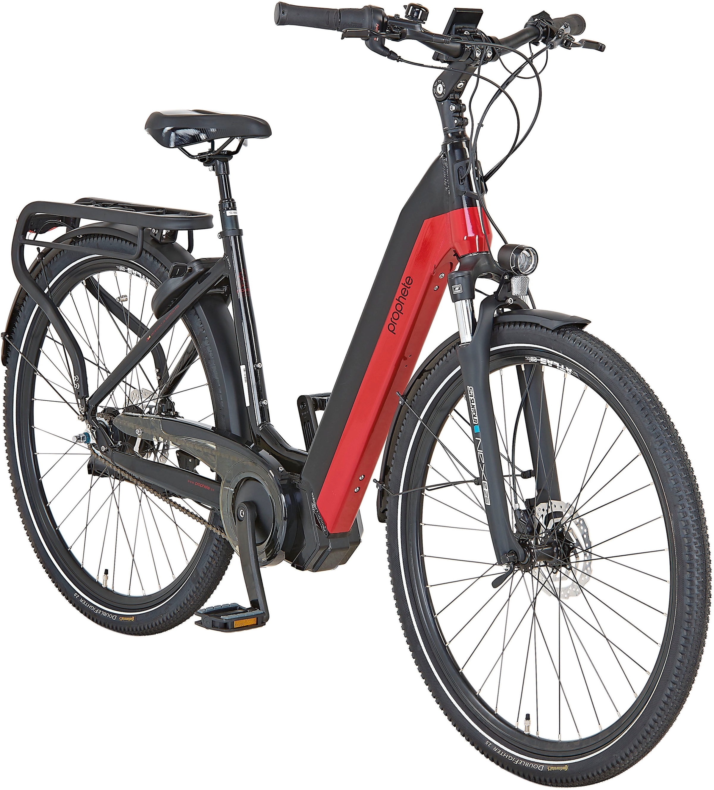 Prophete E-Bike »Geniesser 5.0«, 7 Gang, Shimano, Nexus, Mittelmotor 250 W, inkl. Rahmenschloss ART zertifiziert, Pedelec