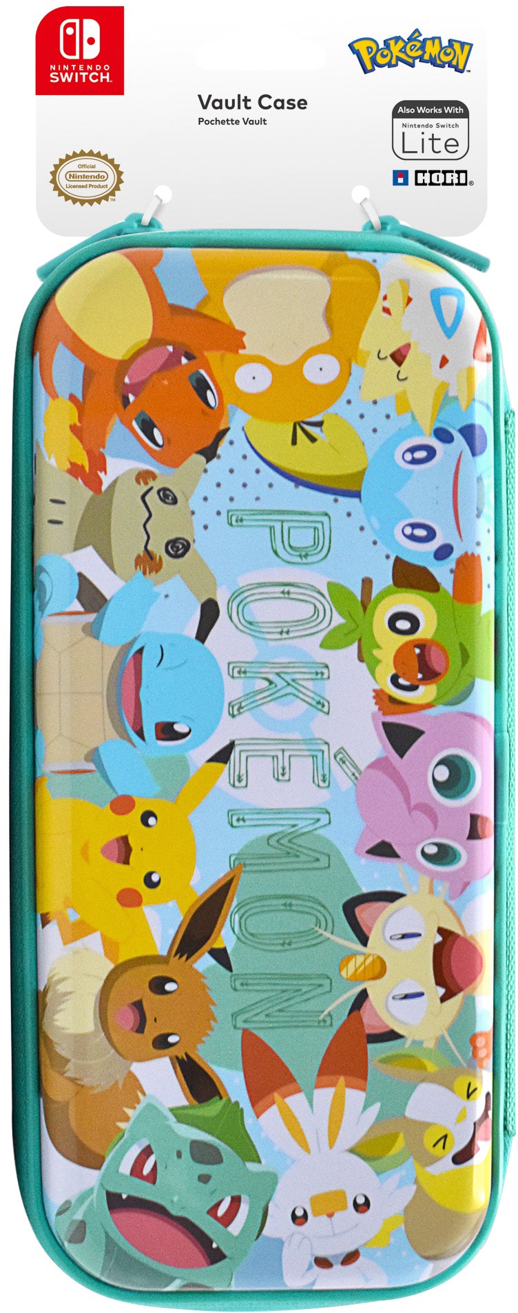 XXL »Nintendo UNIVERSAL Friends ➥ Hori 3 & Pikachu Edition« Switch Garantie Vault Tasche | Spielekonsolen-Tasche Case Jahre -