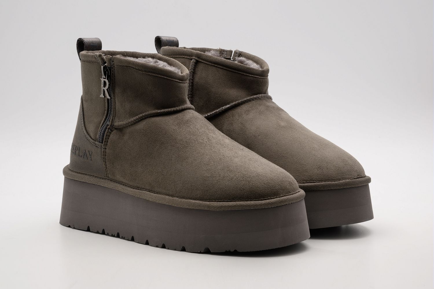 Replay Winterboots »CHIC ZIP«  Plateauboots, Stiefelette mit Anziehlasche und Reißverschluss