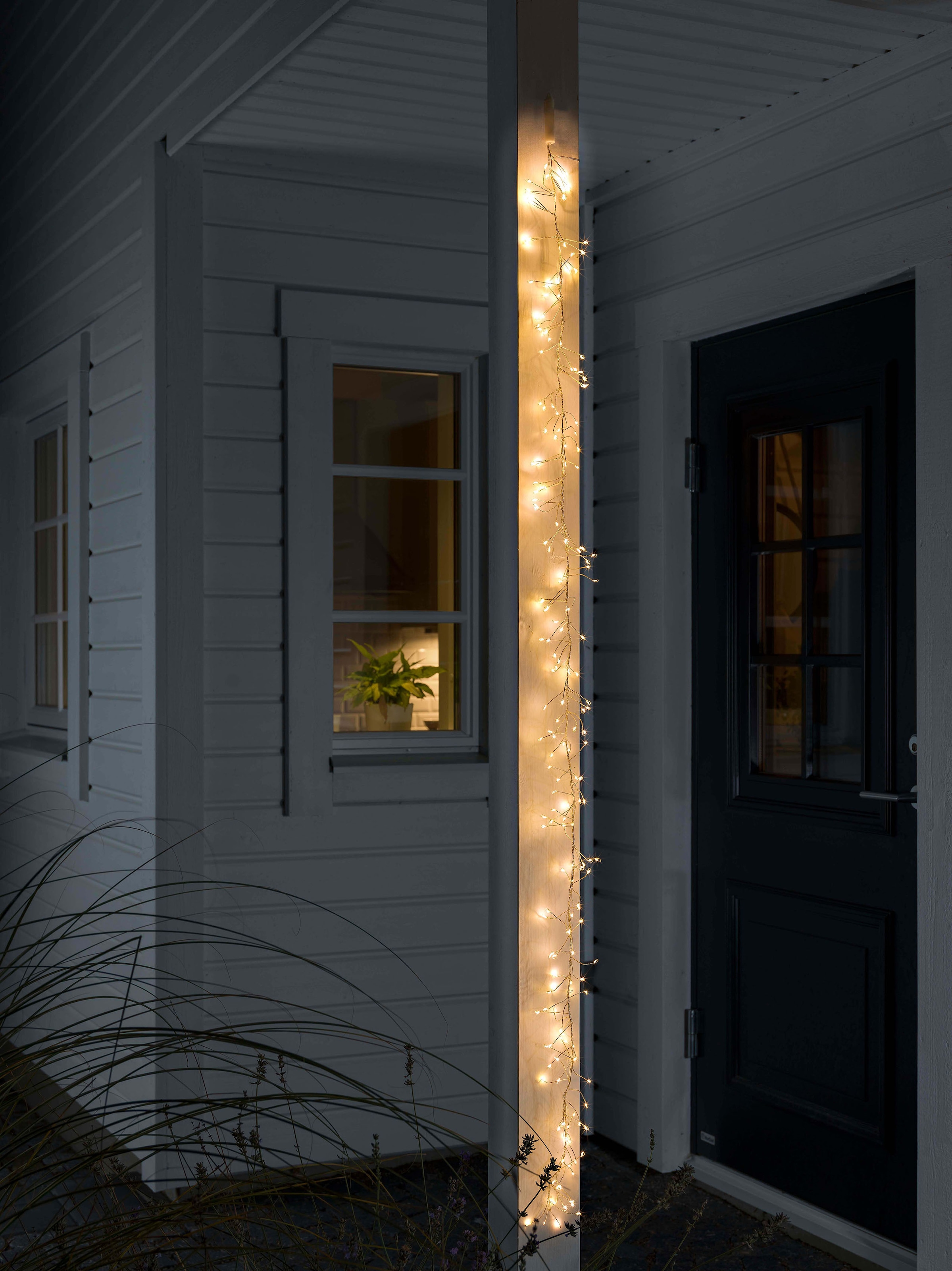 LED-Lichterkette 200 Dioden aussen«, bestellen »Weihnachtsdeko mit bequem 200 Aufroller, Micro KONSTSMIDE Cluster, St.-flammig, Büschellichterkette LED