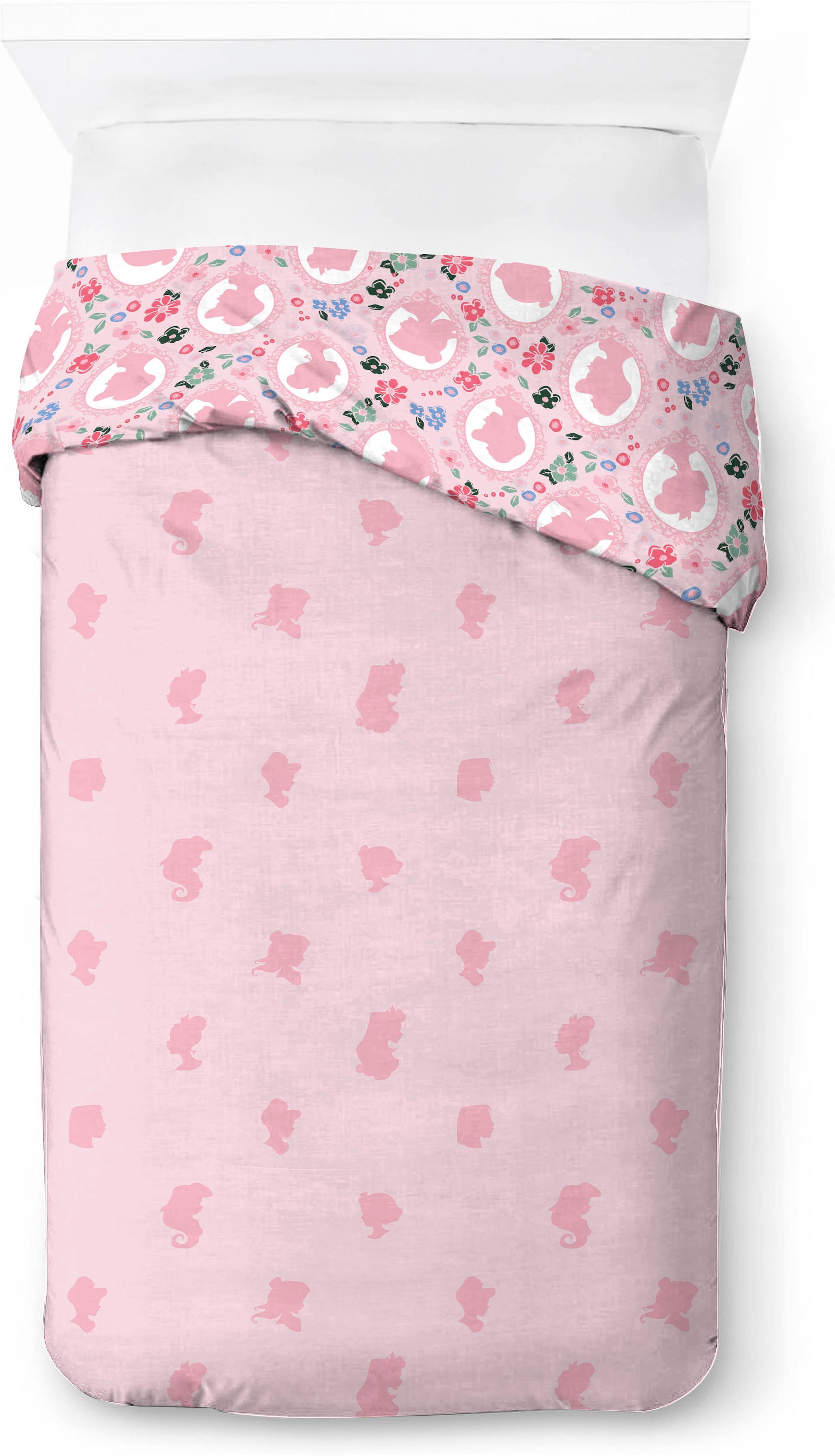 Disney Kinderbettwäsche »Disney Princess Pink« 2 100% Baumwolle