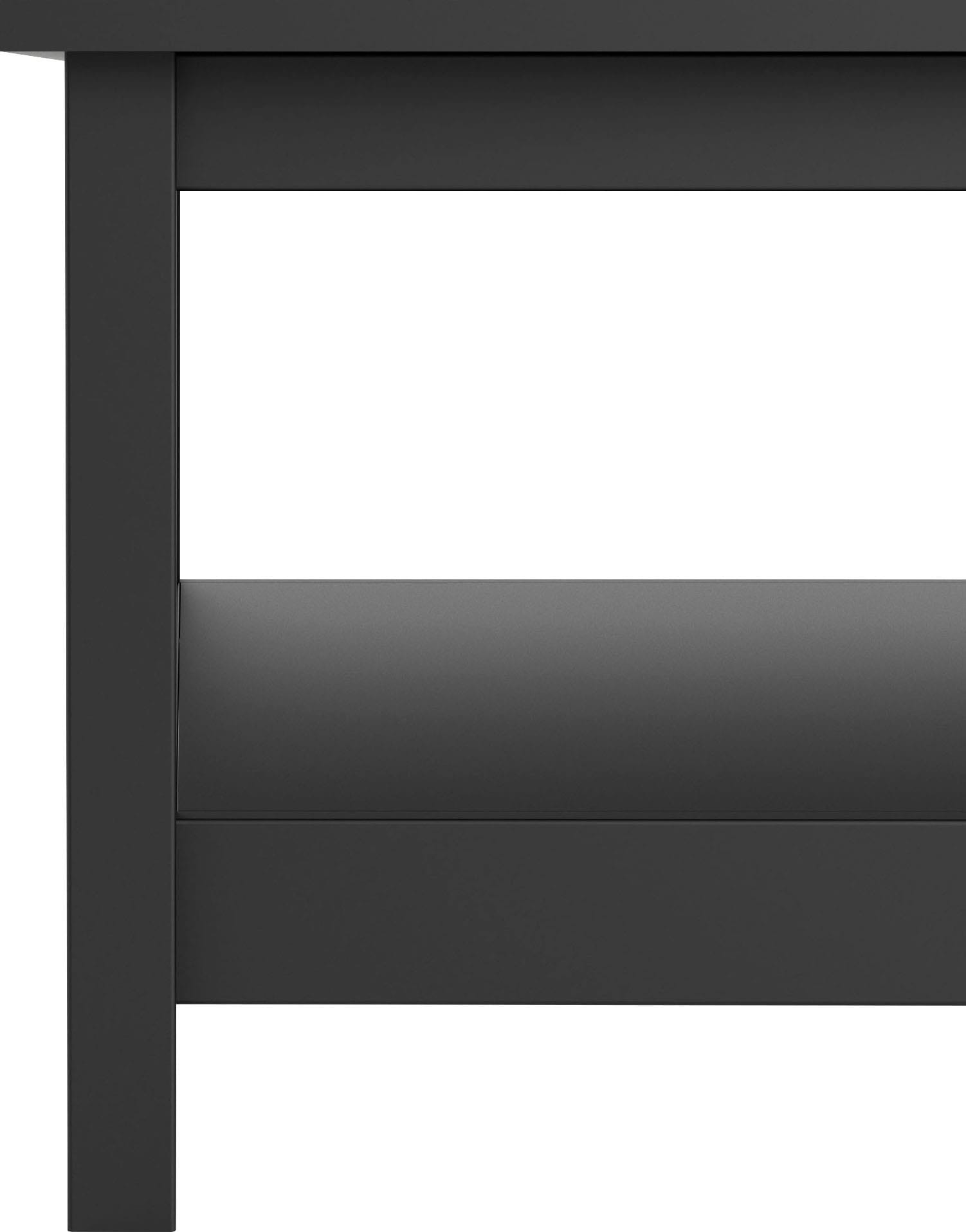 Home affaire Couchtisch »Madrid, Beistelltisch, Sofatisch, Kaffeetisch, Wohnzimmertisch«, Coffee Table mit zusätzlicher Ablage, Maße B/T/H 81 x 81 x 45 cm