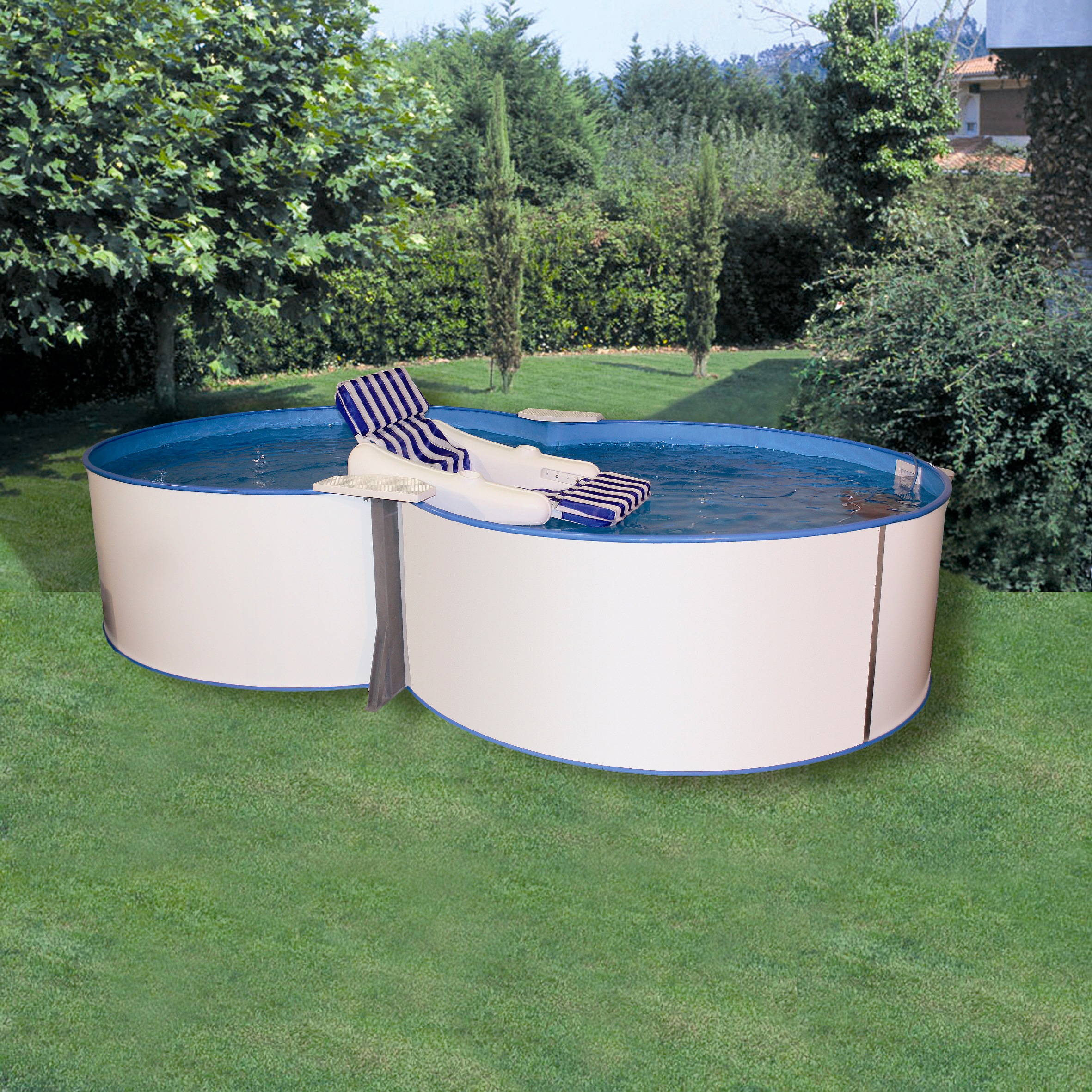 my POOL BWT Achtformpool »JOY 3« Höhe 120 cm, in verschiedenen Größen erhältlich