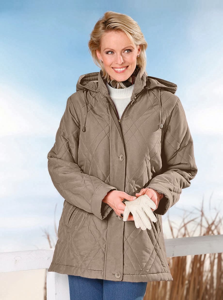 Outdoorjacke, mit Kapuze