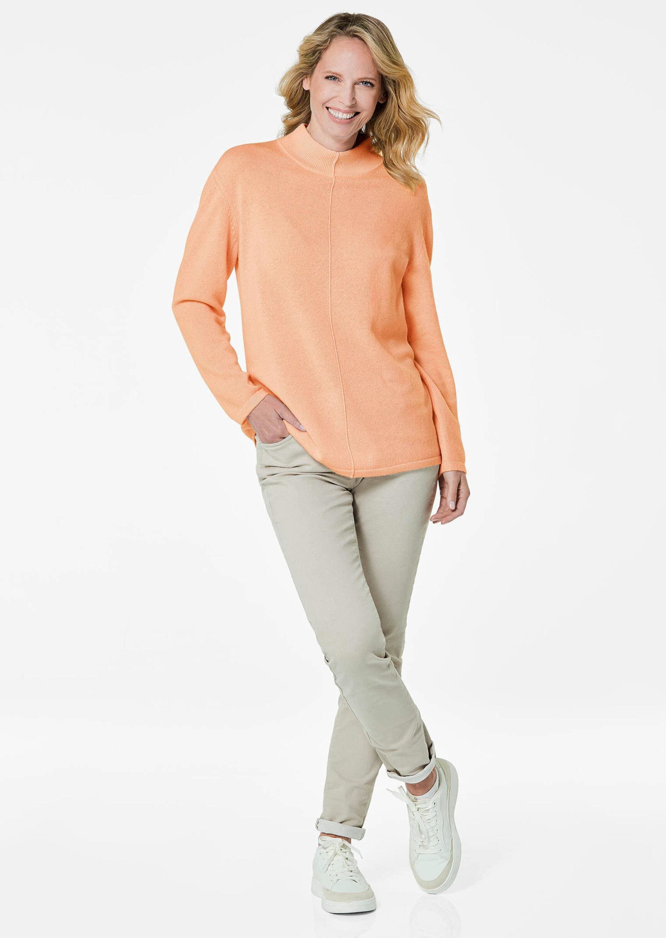 GOLDNER Strickpullover »Kurzgröße Kuschelweicher Kaschmirpullover mit Kragen«