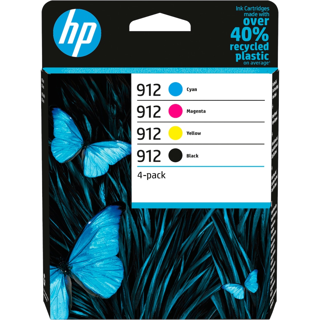 HP Tintenpatrone »912 4er-Pack«, (Packung)