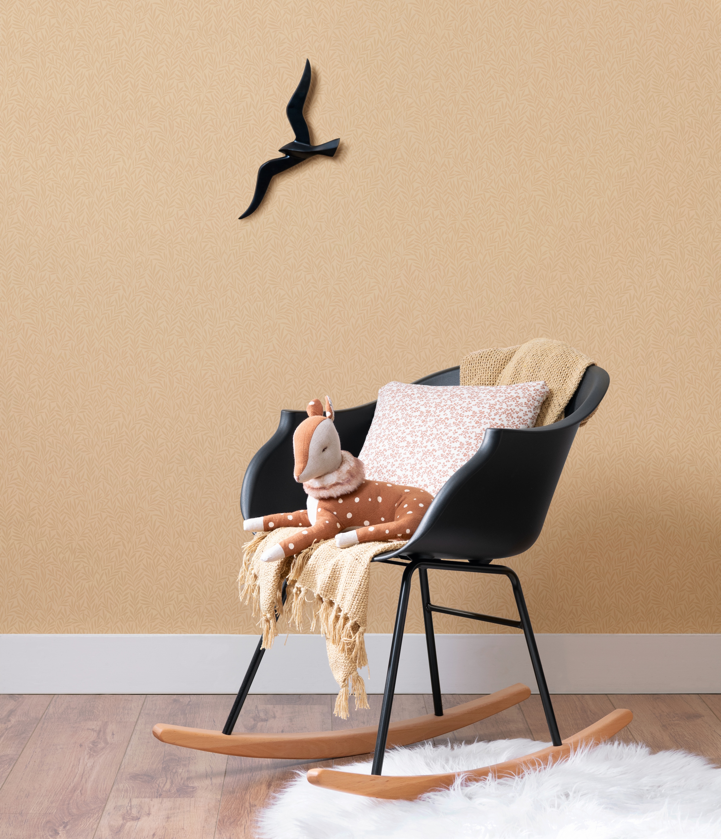 Rasch Vliestapete »Bambino XIX« Ton-in-Ton leicht gekörnt