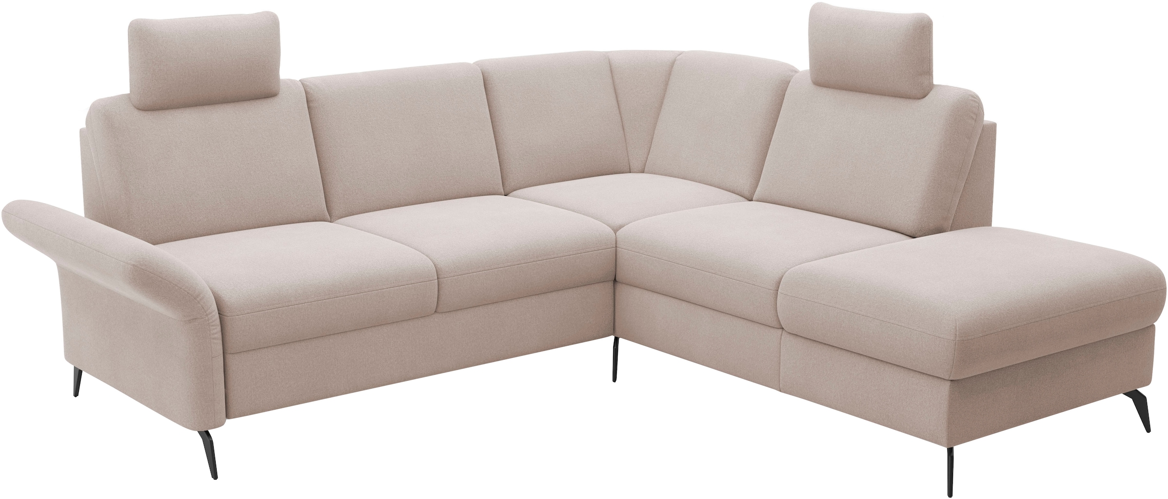 Home affaire Ecksofa »Rochelle«, wahlweise mit Bettfunktion, Bettkasten und Armteilverstellung