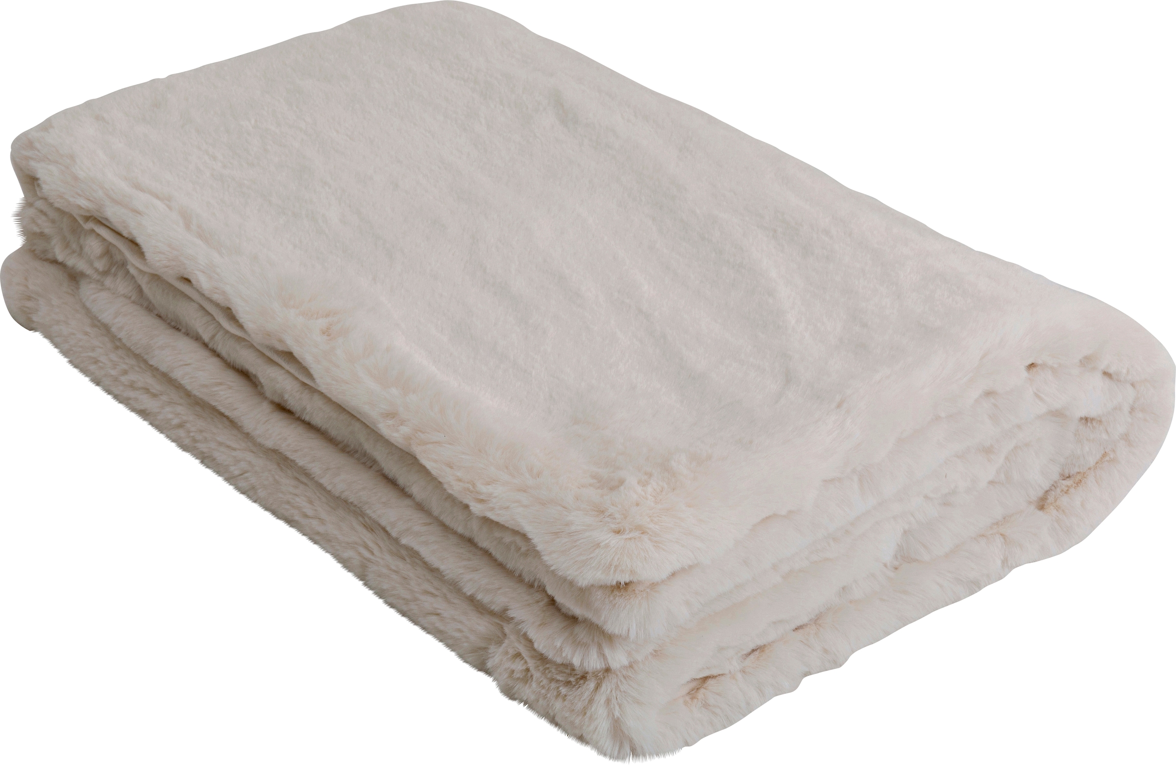 Kare Design Tagesdecke »Wohndecke Mika, Kunstfelldecke, 150x200 cm« flauschig und warm