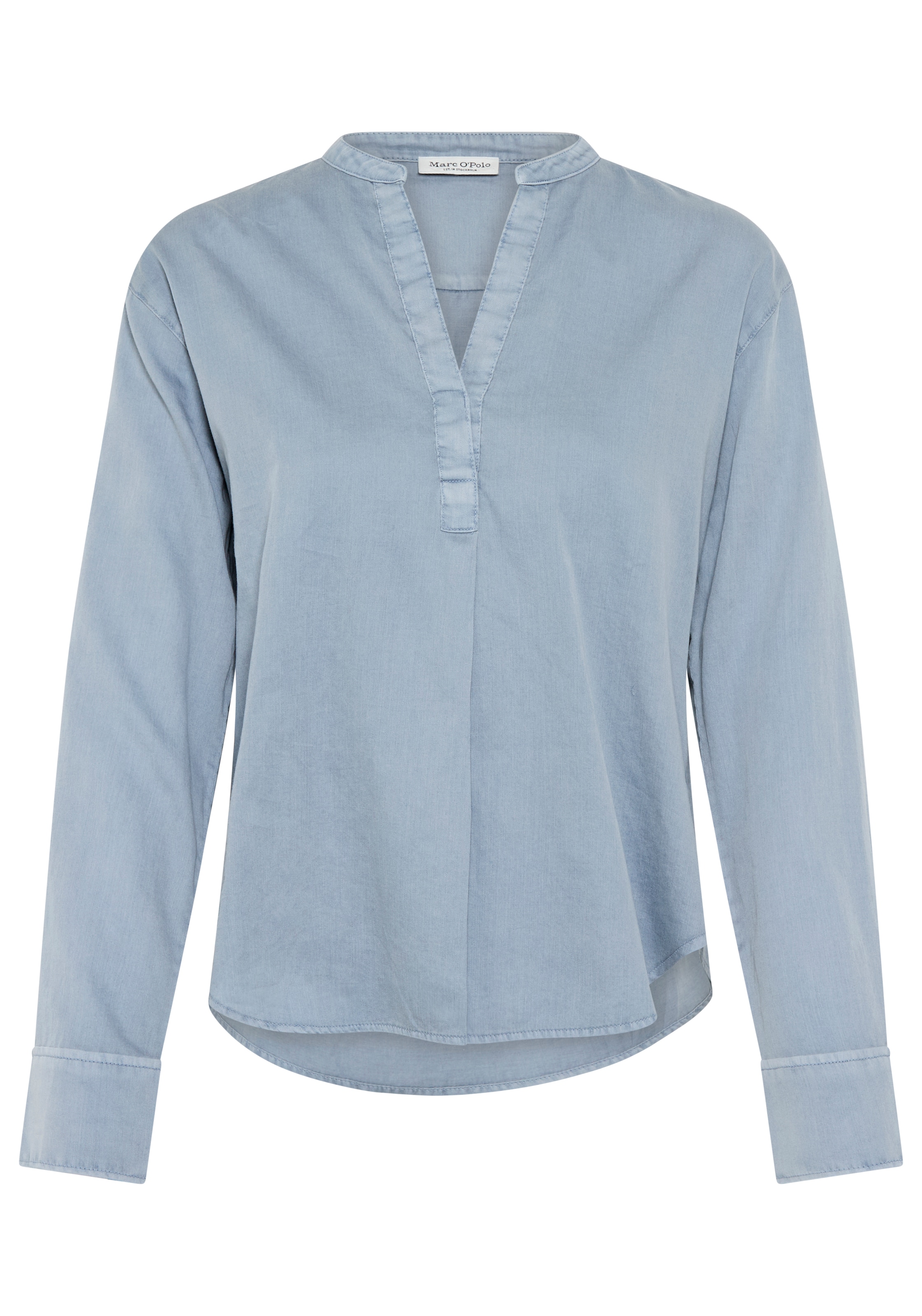 Marc O'Polo Langarmbluse loose aus Baumwoll-Satin
