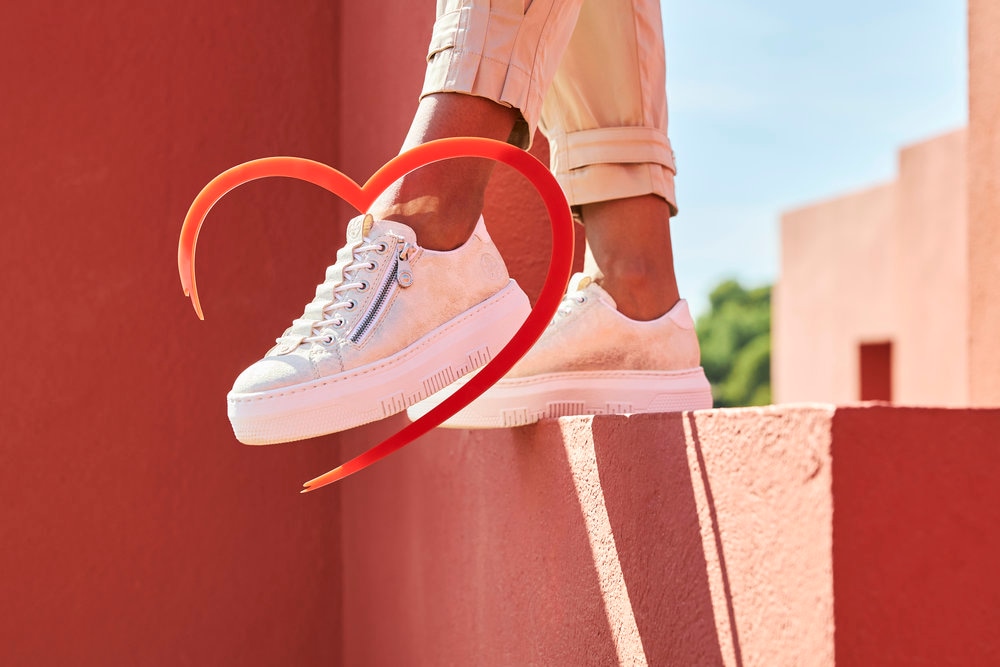 Rieker Plateausneaker, Sneaker, Slip-On Sneaker, Slipper mit Schaftrandpolster
