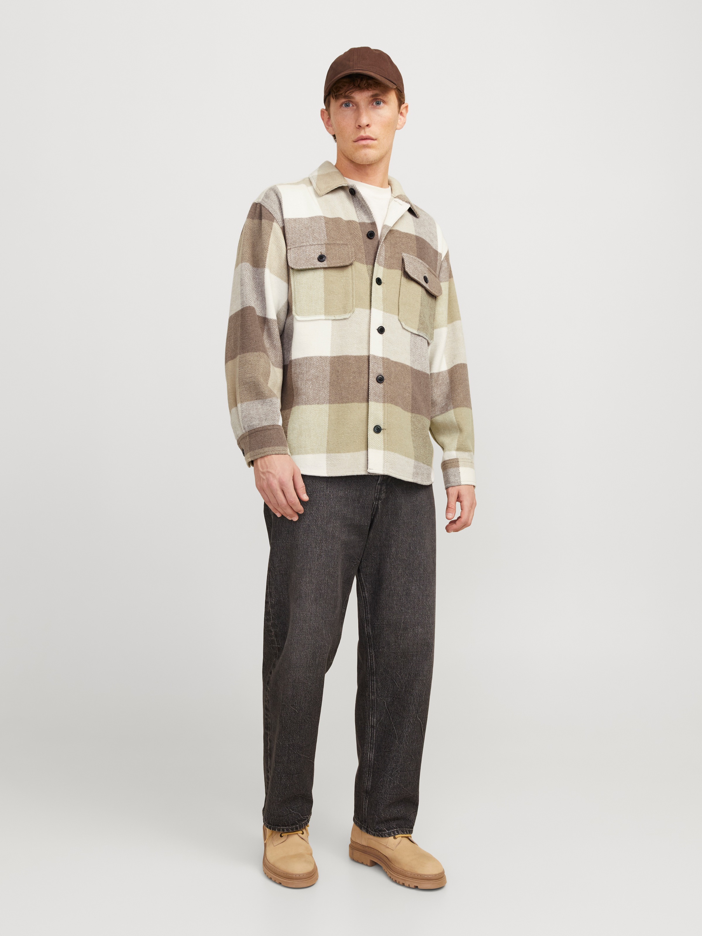 Jack & Jones Langarmhemd »JJEBRADLEY OLLIE OVERSHIRT LS NOOS«, mit Brusttaschen