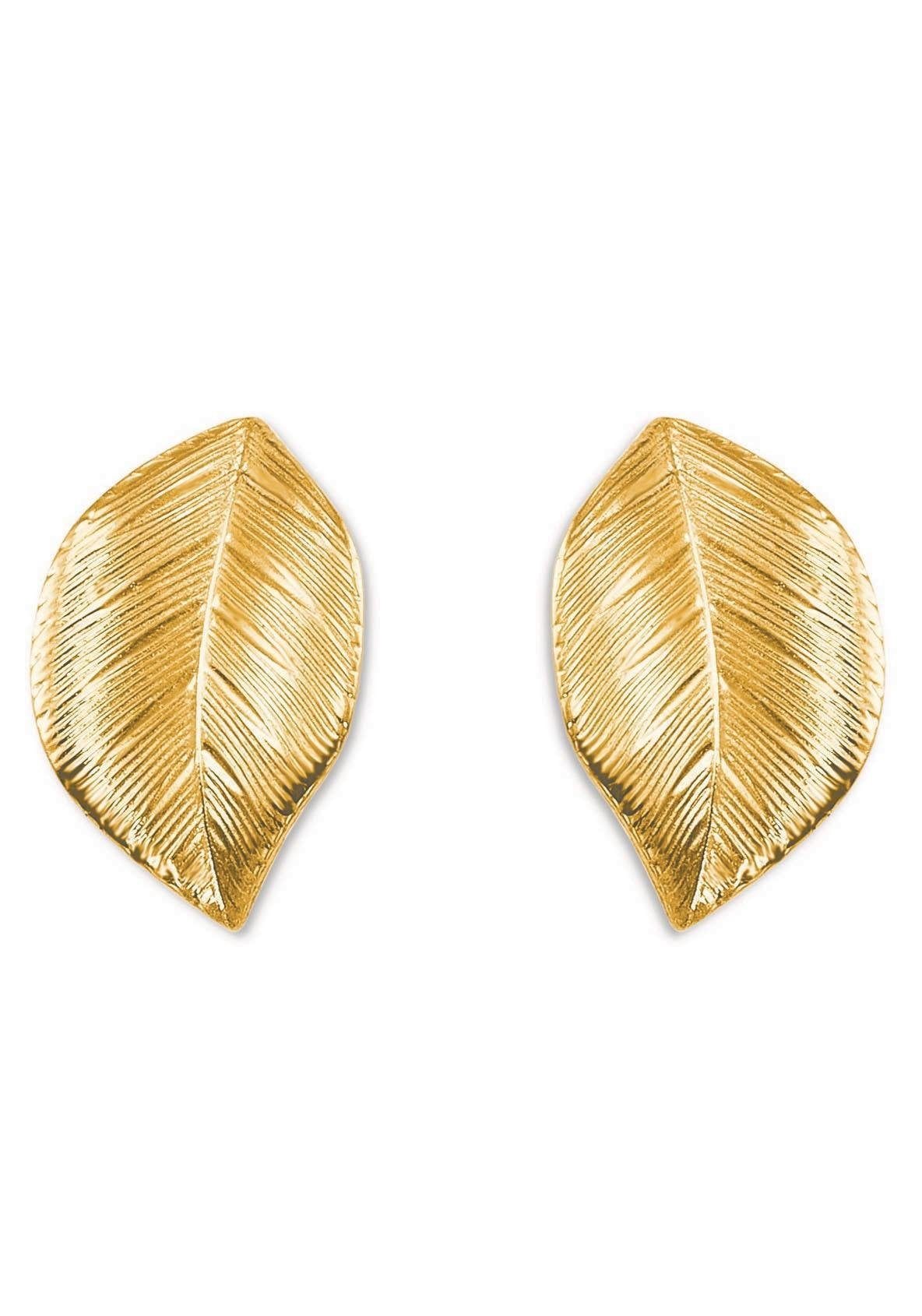 Amor Paar Ohrstecker »Blätter« Made in Germany