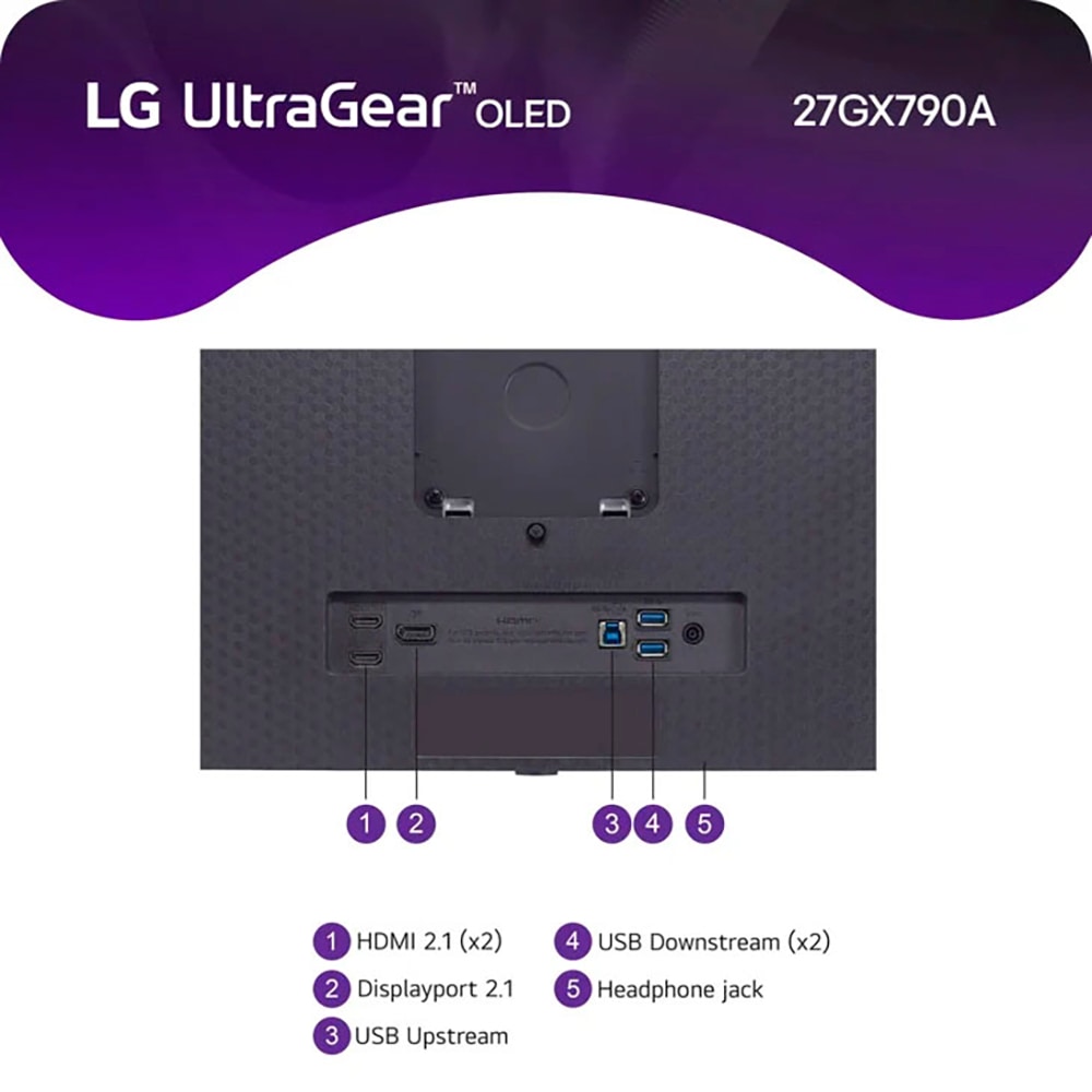LG OLED-Monitor »27GX790A«, 67 cm/27 Zoll, 2560 x 1440 px, QHD, 0,03 ms Reaktionszeit, 480 Hz