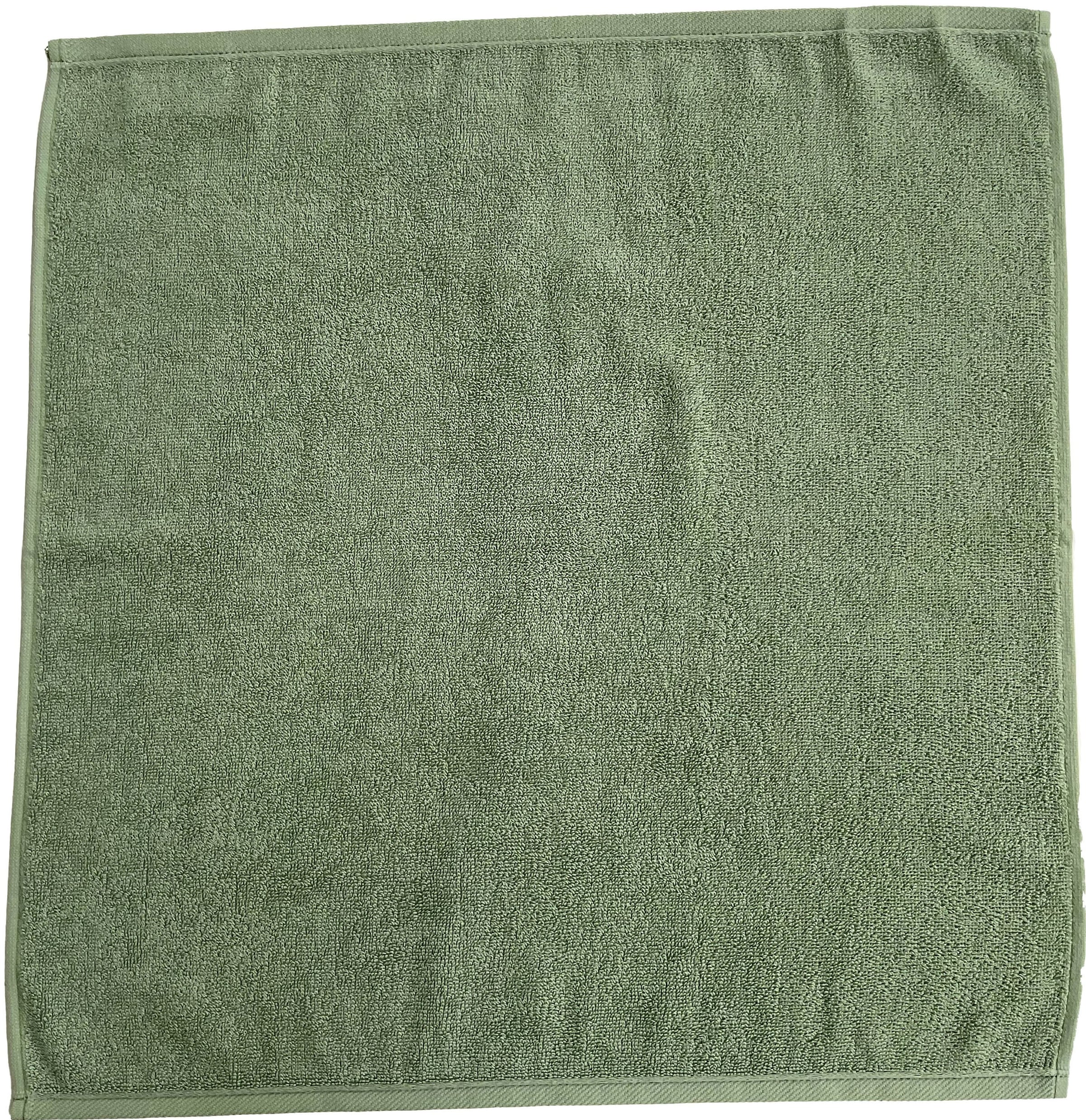 ROSS Geschirrtuch »Küchen-Frottiertuch, 50x50 cm« vielseitig einsetzbarer Küchenhelfer aus 100% Baumwolle, unifarben