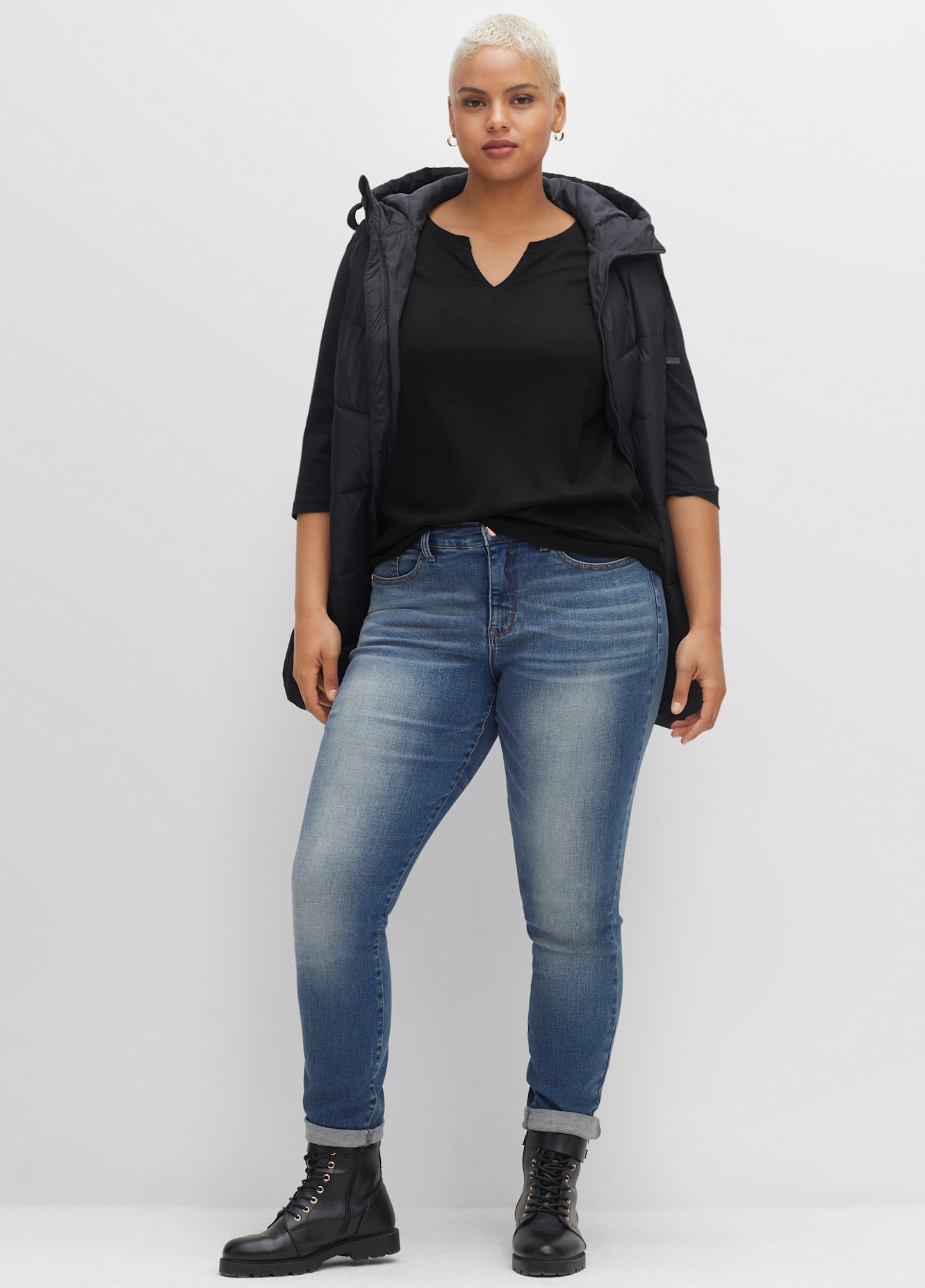 Sheego 3/4-Arm-Shirt »3/4-Arm-Shirt«, 1 Stk.
