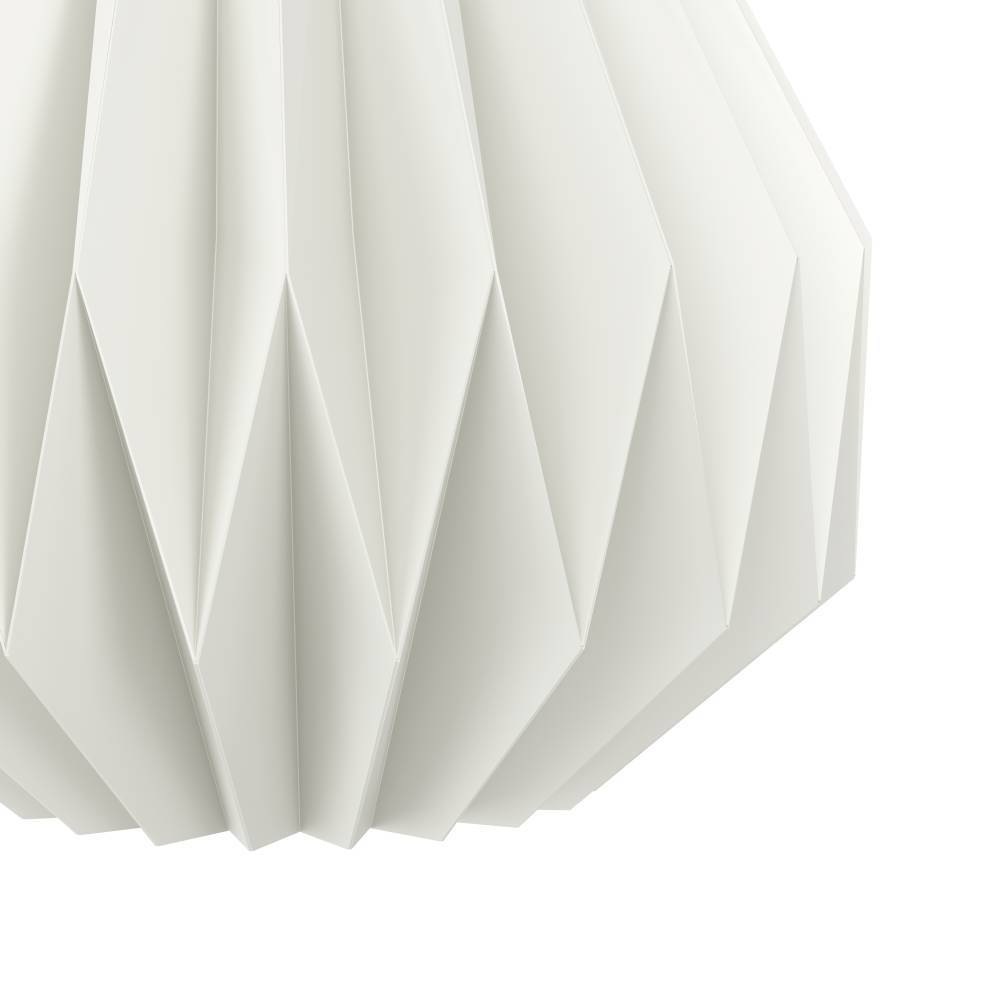 EGLO Hängeleuchte »MINTING«, 1 flammig, Leuchtmittel E27 | ohne Leuchtmittel, Pendelleuchte, Hängeleuchte, Metall in Schwarz, Papier in Weiß, Ø 45cm