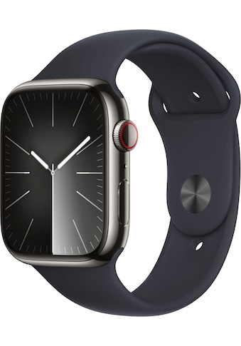 Smartwatch »Watch Series 9 GPS + Cellular Stainless Steel 45mm M/L«, (Watch OS 10)