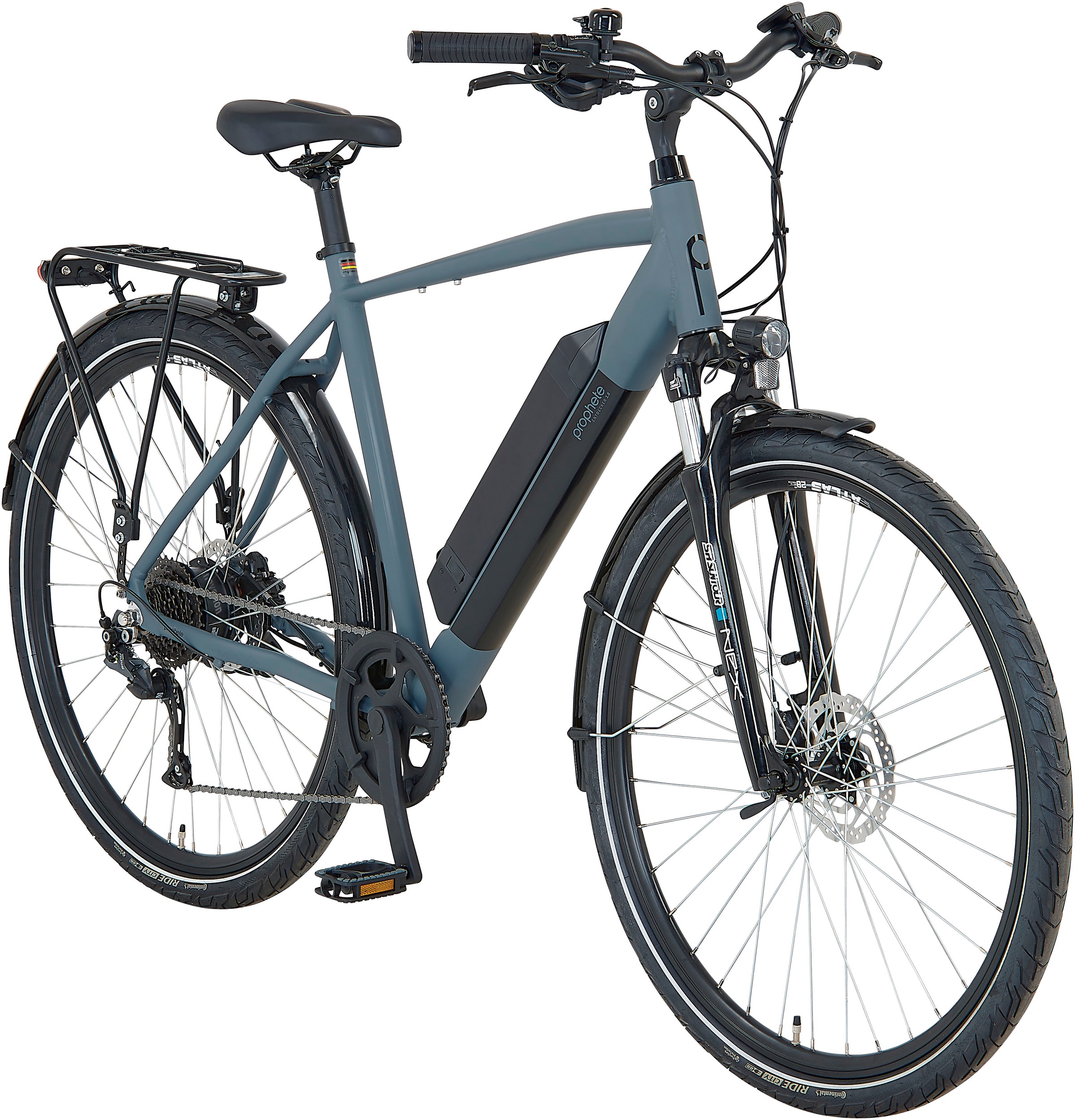 Prophete E-Bike »Entdecker 1.8«, 8 Gang, Shimano, Altus, Heckmotor 250 W, Pedelec, Elektrofahrrad für Herren, Trekkingrad