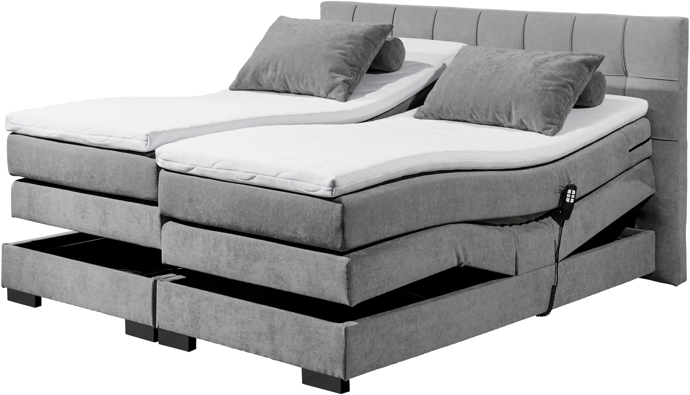 ED EXCITING DESIGN Boxspringbett »Talena«, inkl. Motor und Topper