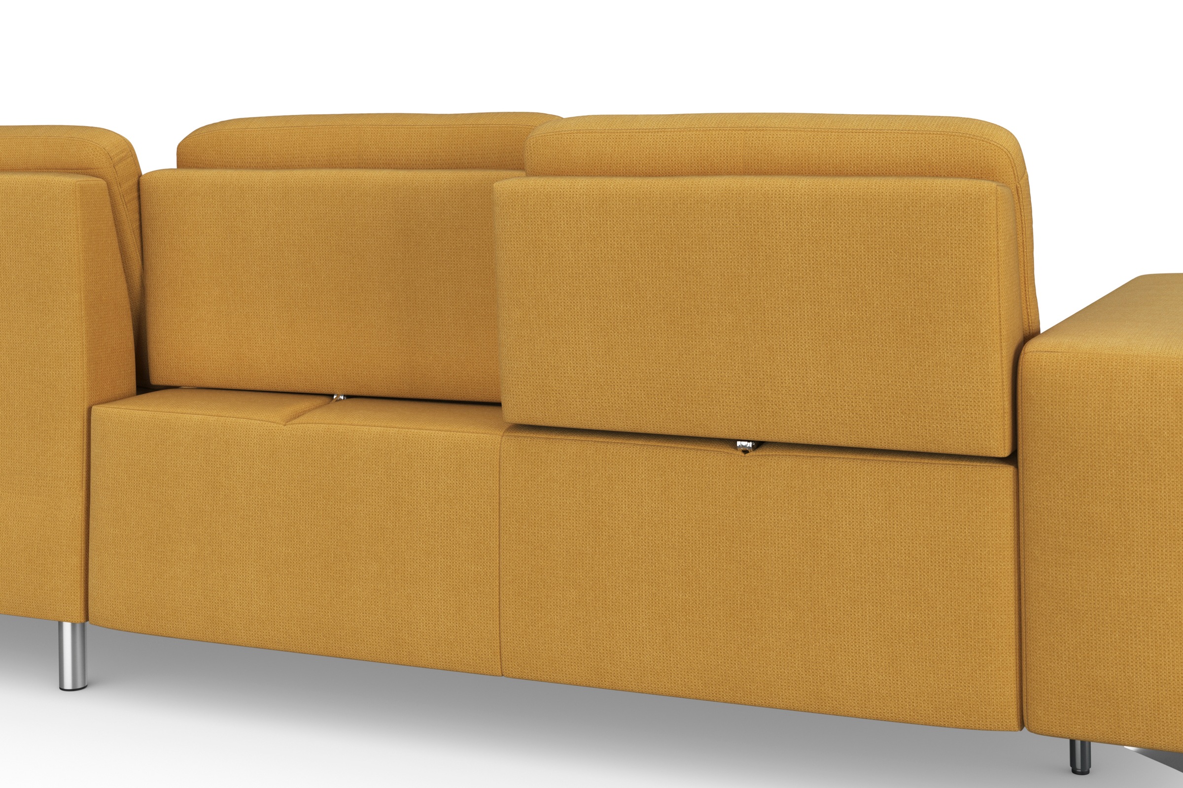 sit&more Ecksofa »Baviene L-Form«, inklusive Sitztiefenverstellung und Federkern, wahlweise Bettfunktion
