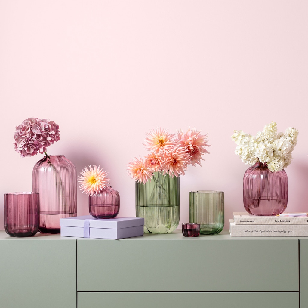 Villeroy & Boch Dekovase »Vase Fleur 15 cm pink« Spülmaschinenfest