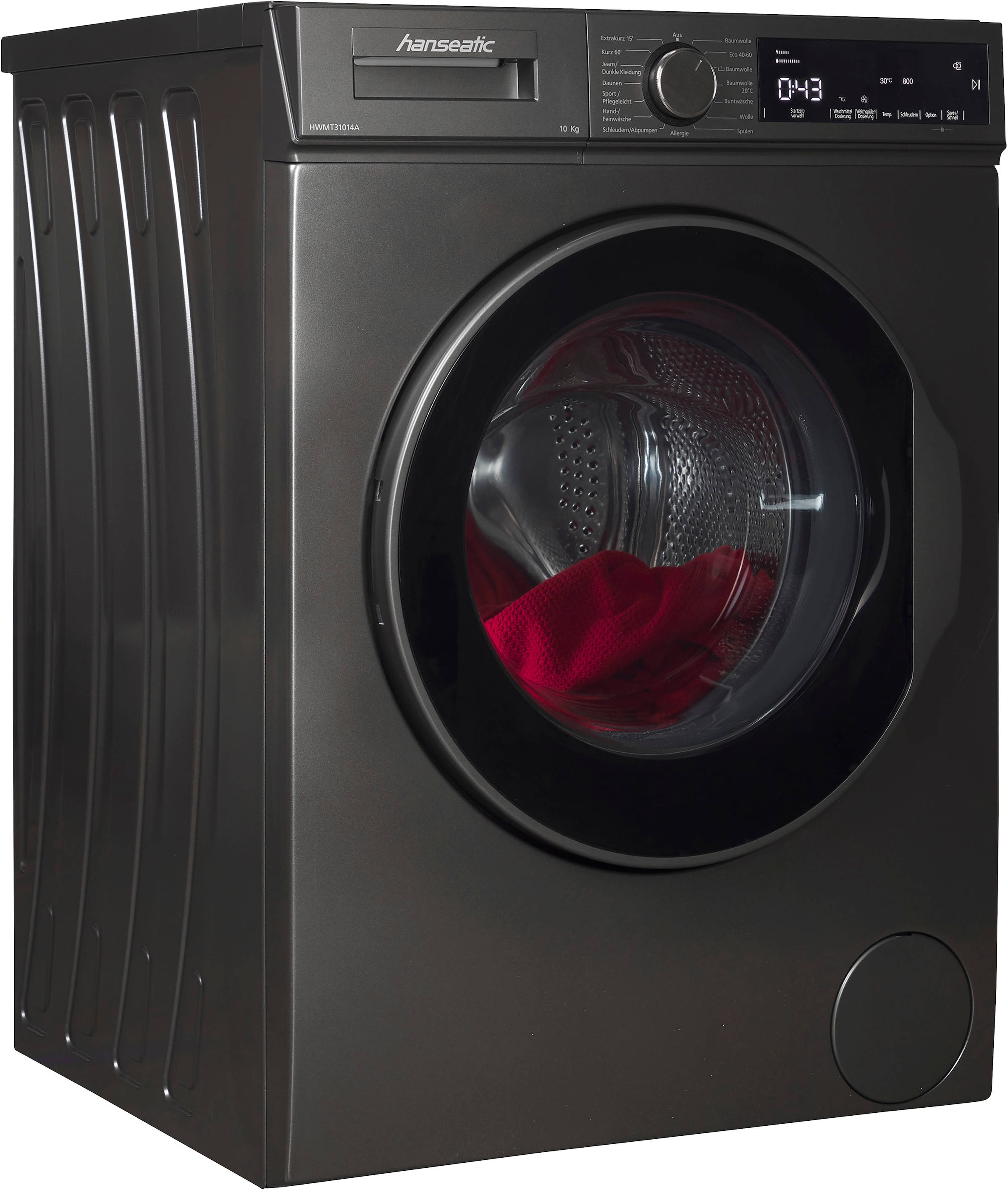 Hanseatic Waschmaschine »HWMT31014A«, 10 kg, 1400 U/min