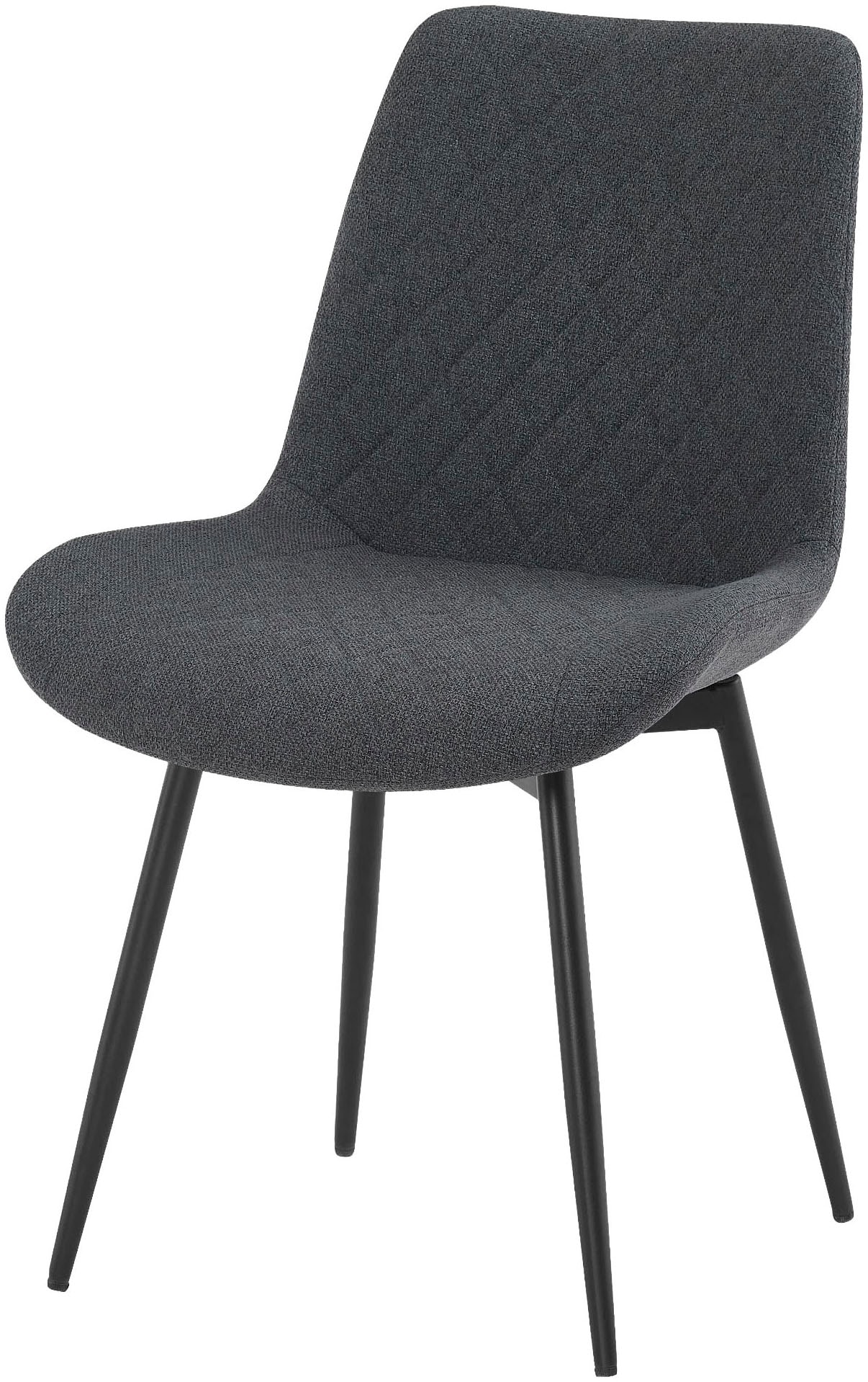 OTTO home Essgruppe »Juniper, Set, 5-tlg.« Set, 5 tlg. Tisch 140x80cm in Sinterstein-Keramikoptik mit 4 Stühlen, 360° drehbar