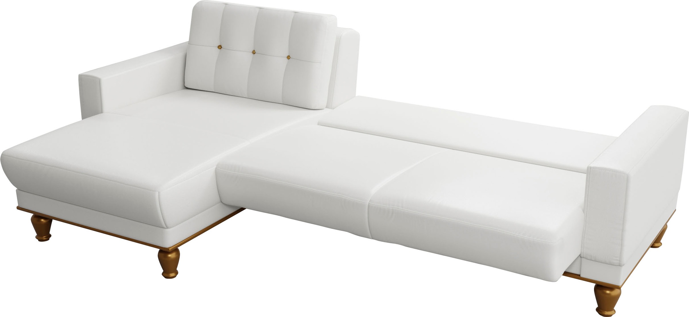 sit&more Ecksofa »Orient 5 L-Form«, mit Strass-Stein, wahlweise mit Bettfunktion und Bettkasten